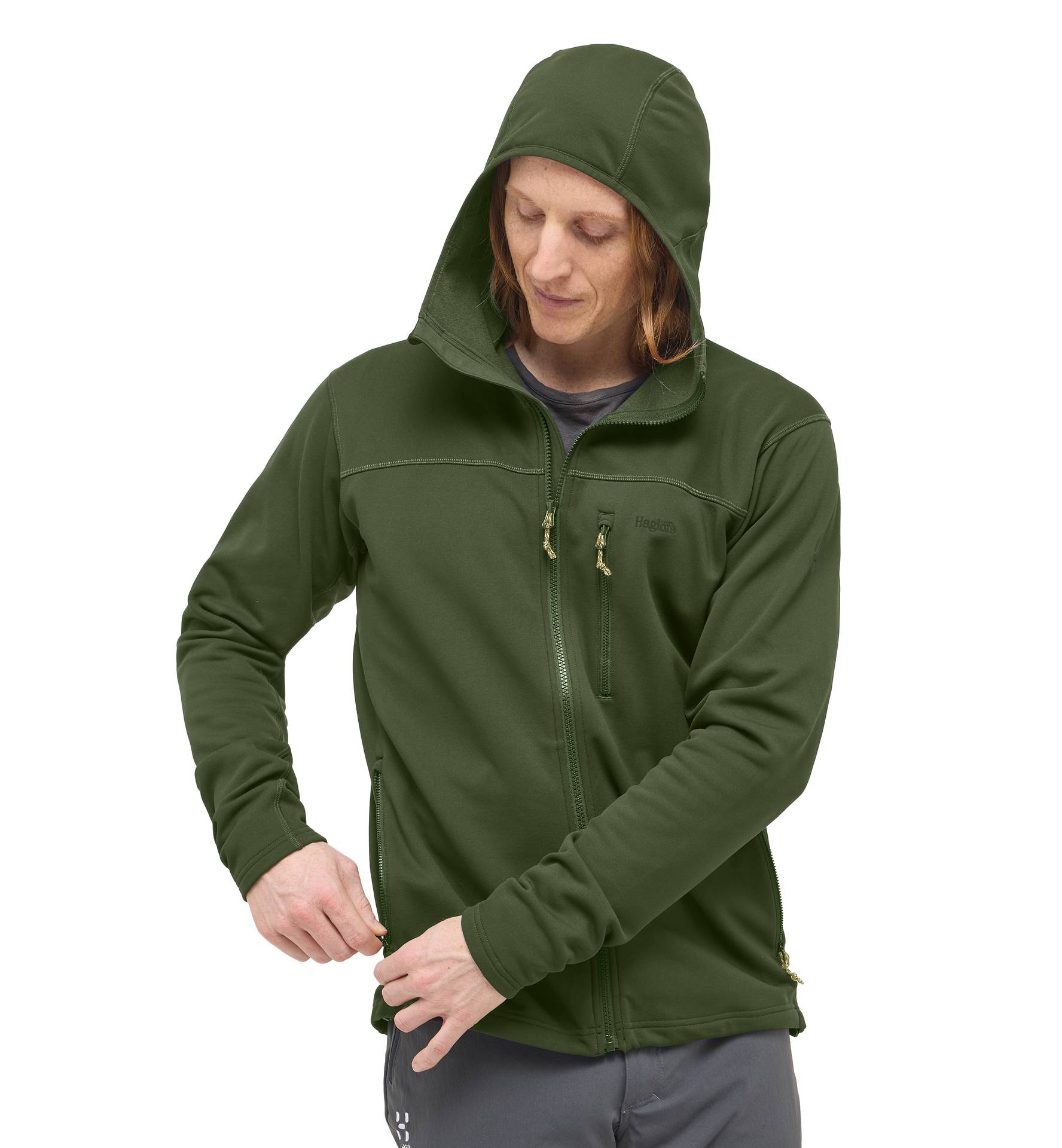 Rosson Mid Hood Men Seaweed Green
