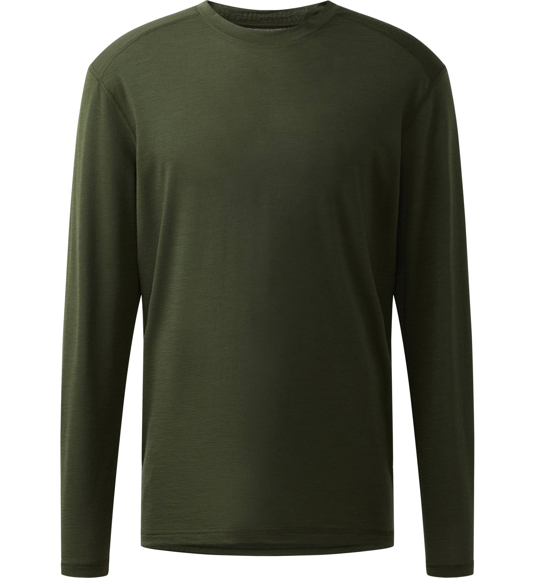 Kaise Wool LS Tee Men Seaweed Green