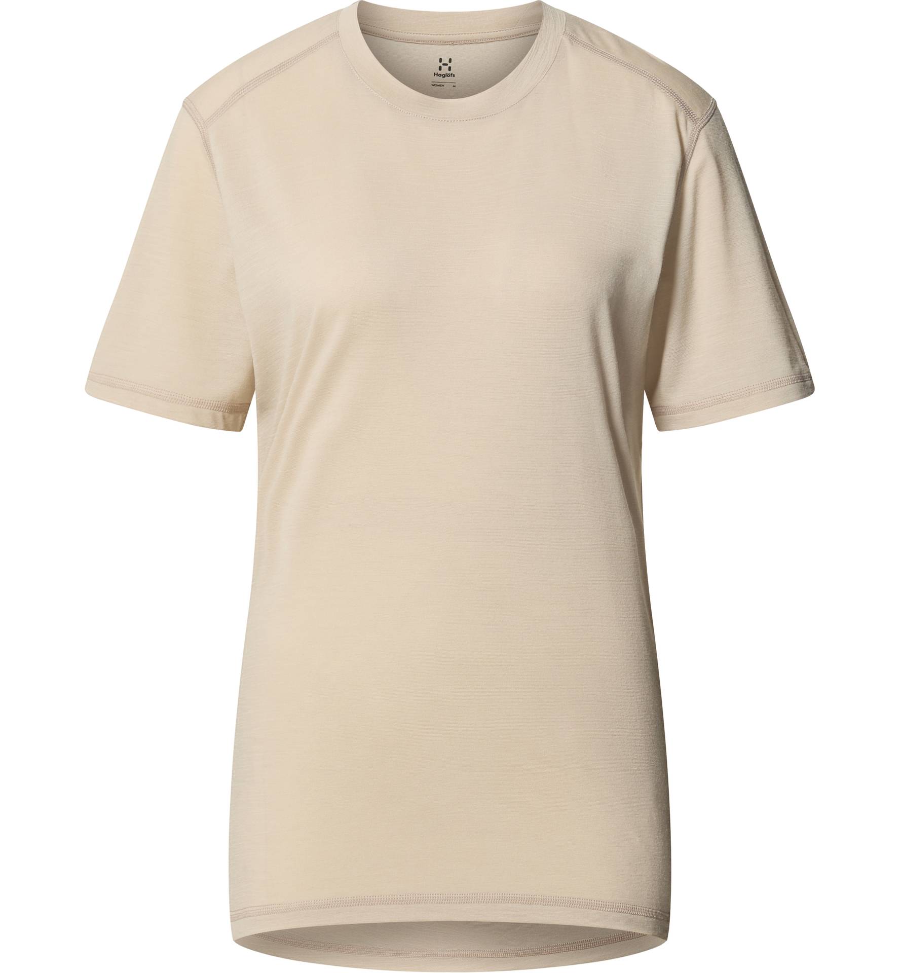 Kaise Wool Tee Women Chalk Beige