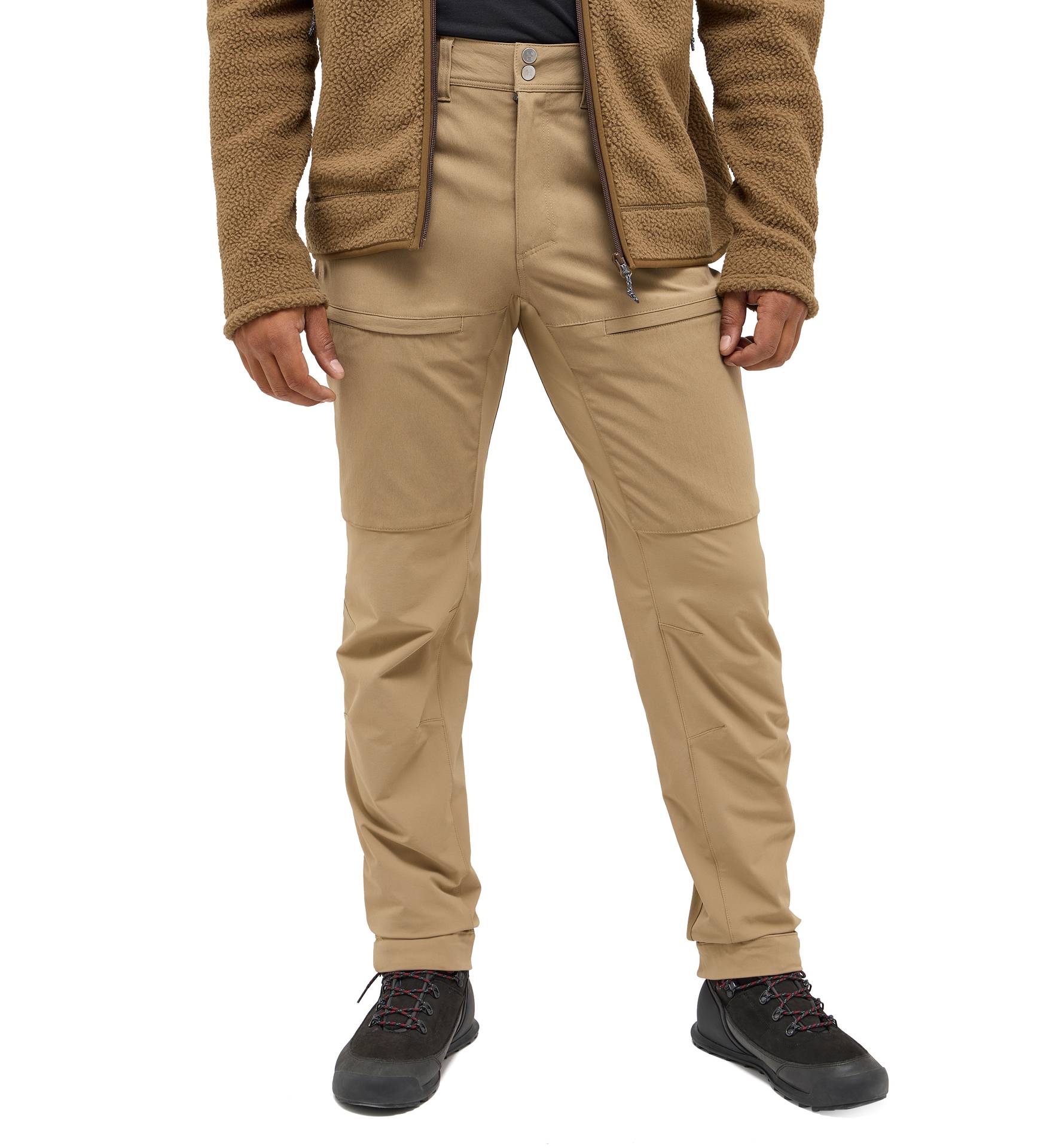Alert Mid Pant Men Oak Brown