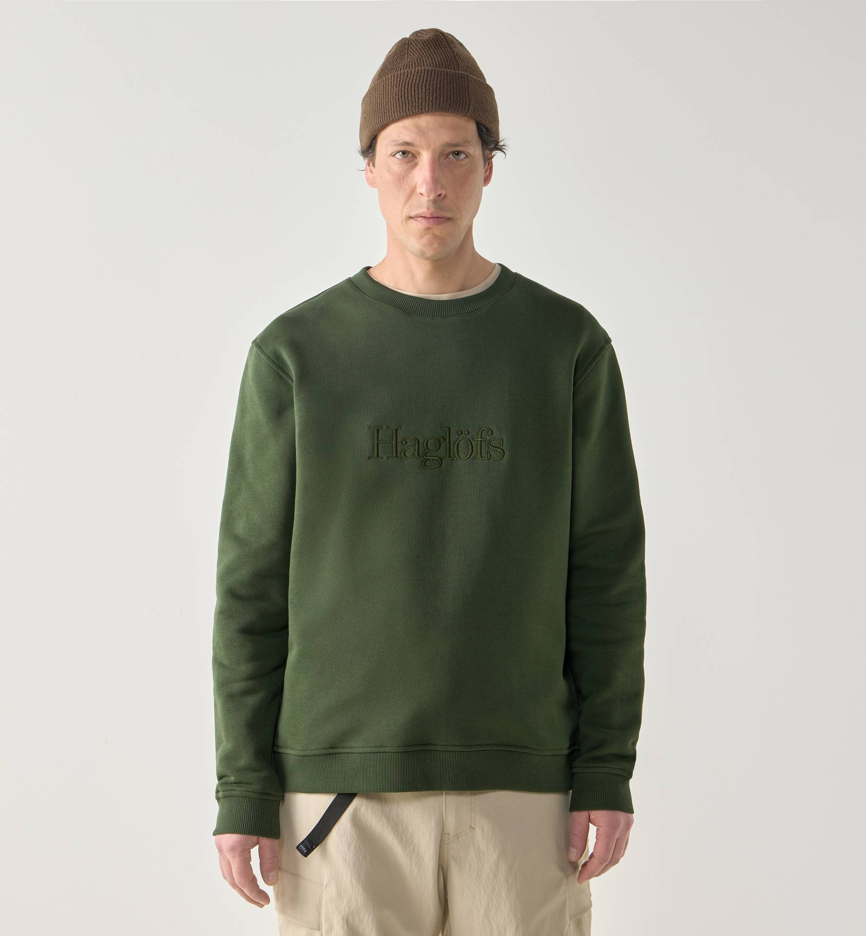 Haglöfs Crewneck Men Seaweed Green