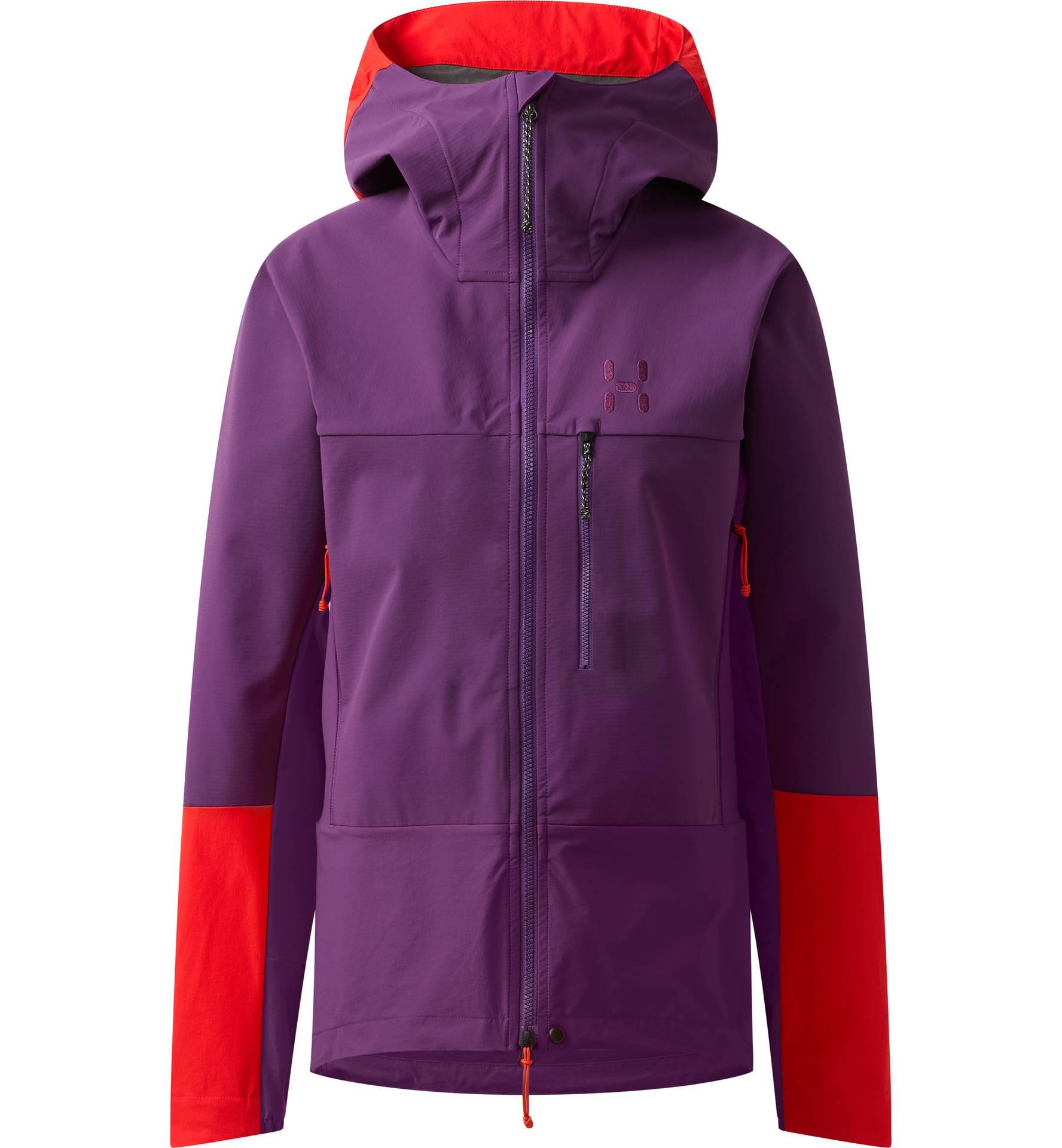 ROC Sight Softshell II Jacket Women Purple Night/Tech Red