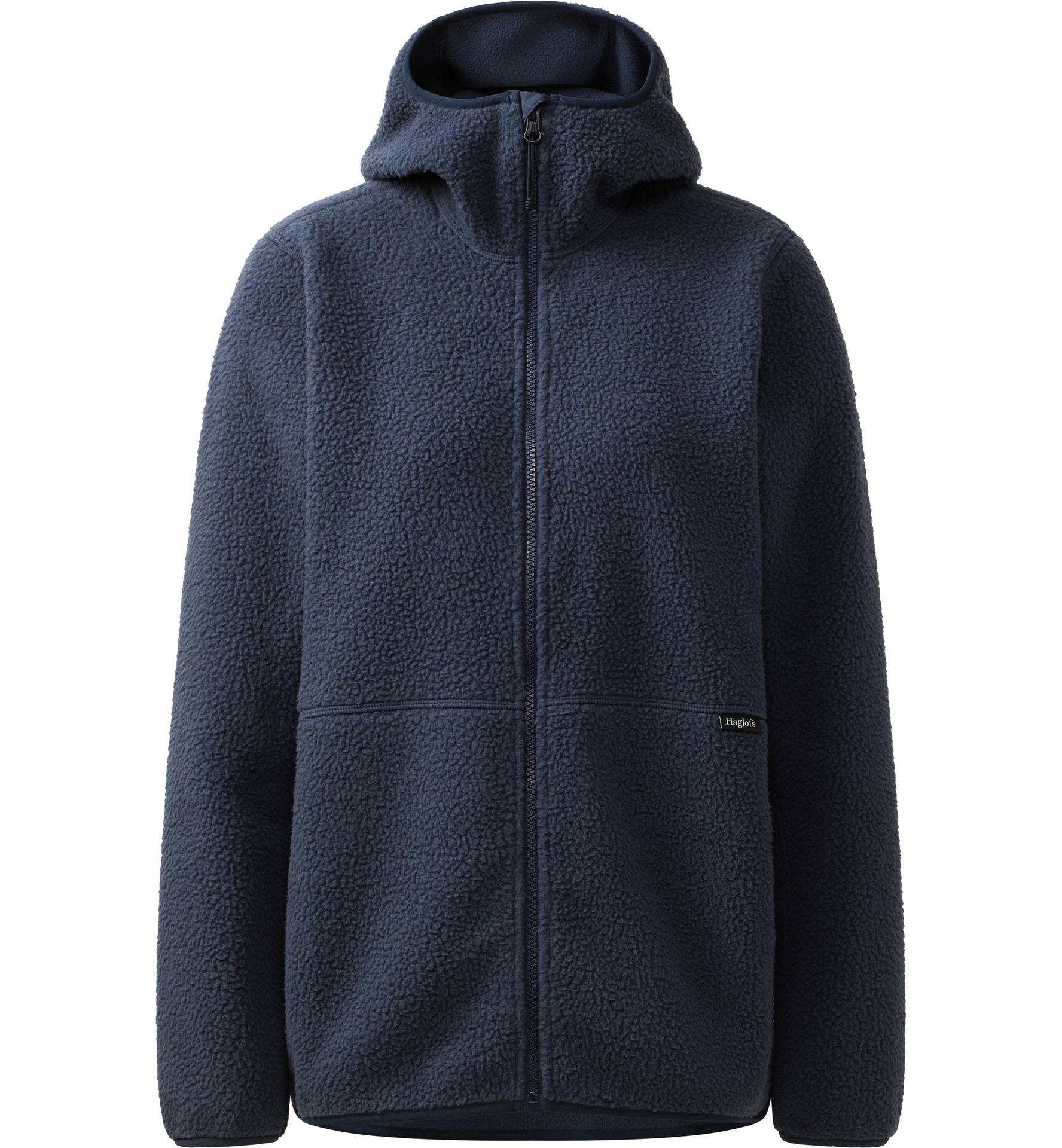 Funäs Pile Hood Women Tarn Blue