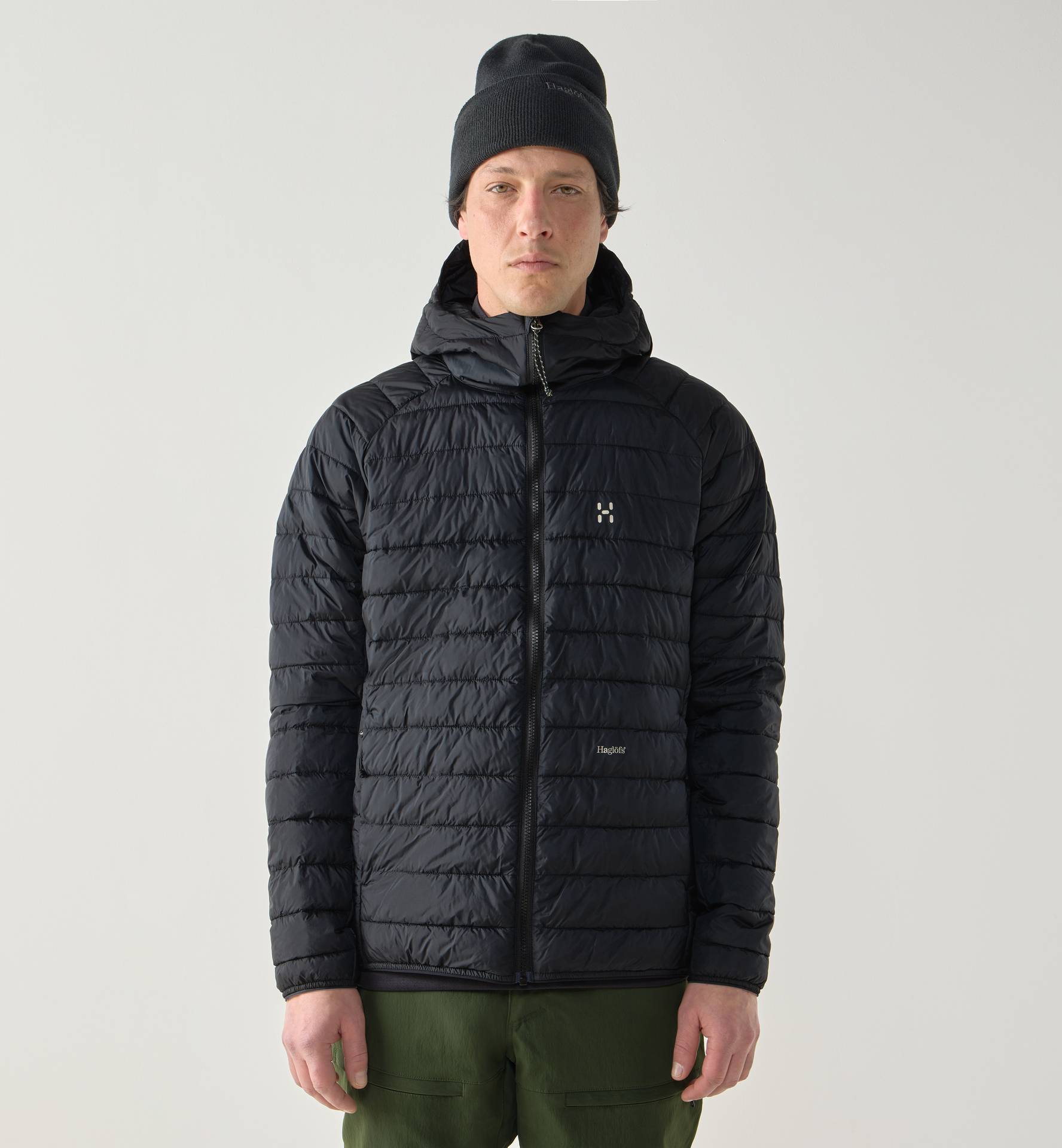 Brand Mimic Hood Men True Black