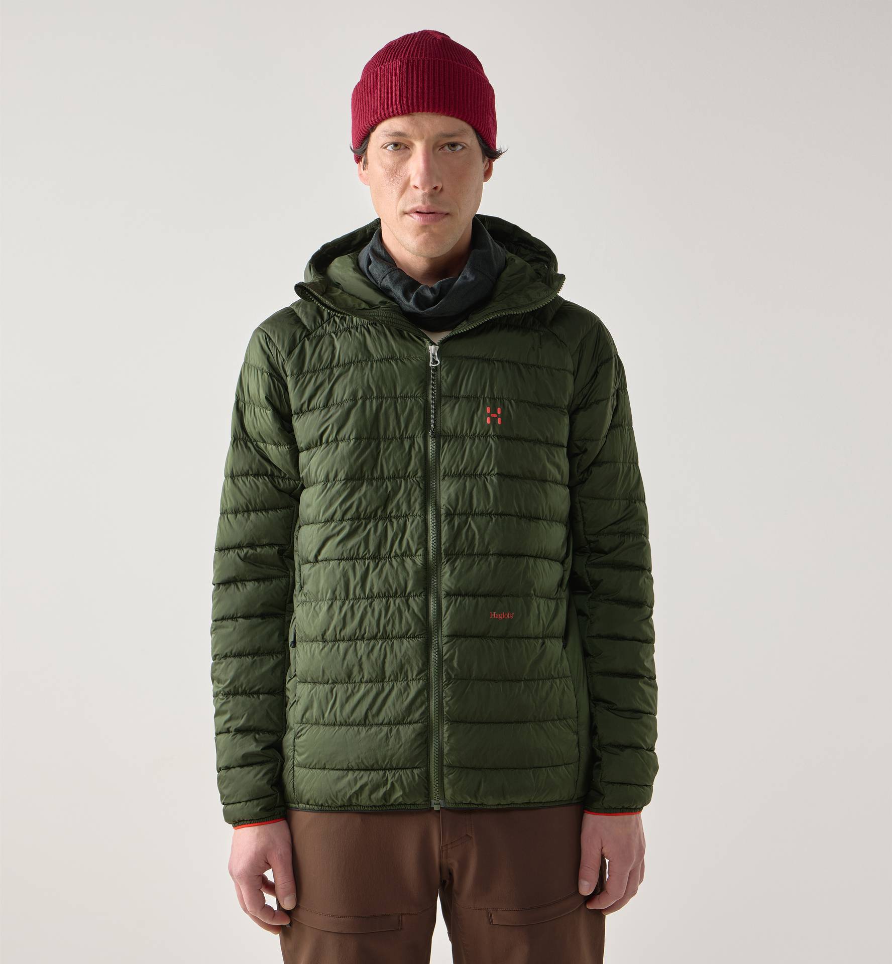 Brand Mimic Hood Men Seaweed Green