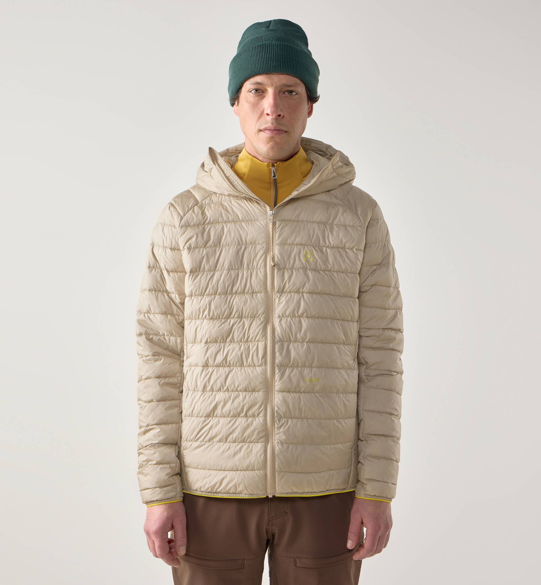 Brand Mimic Hood Men Chalk Beige