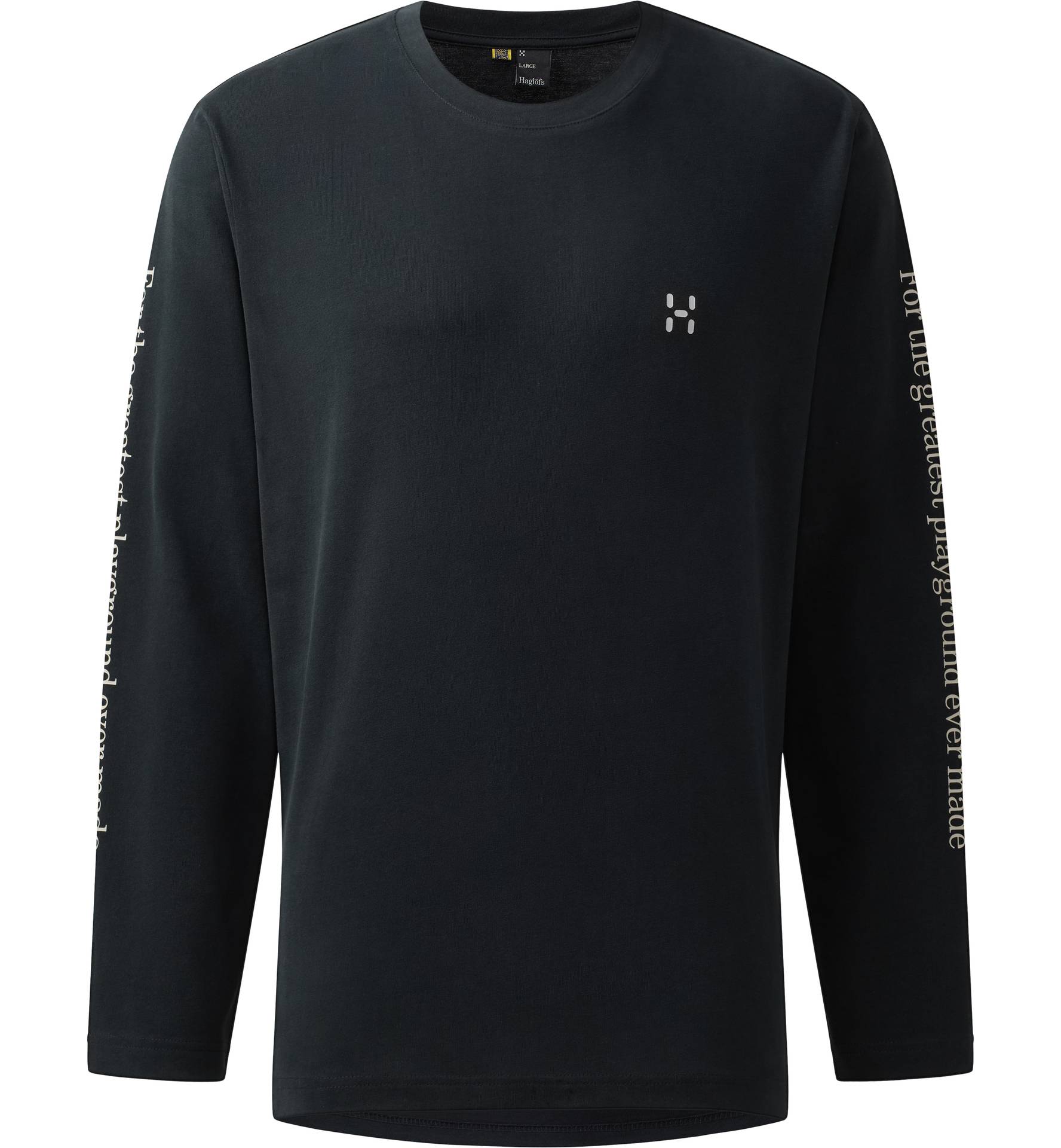 Brand LS Tee Men True Black