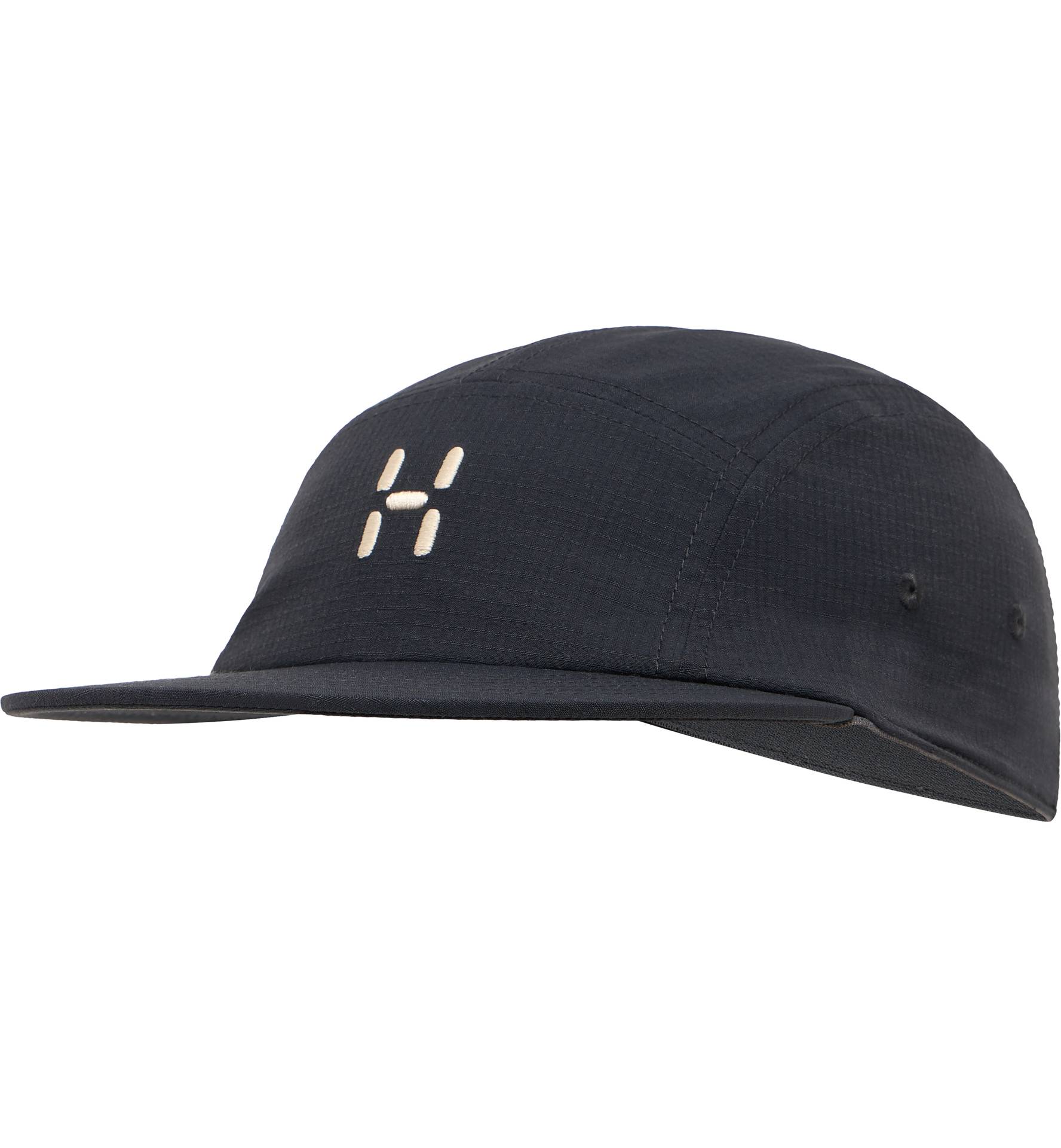 Brand Five Panel Cap True Black