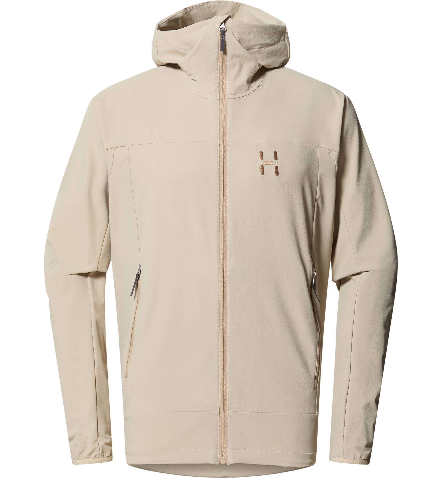 Rosson Softshell Hood Men Chalk Beige