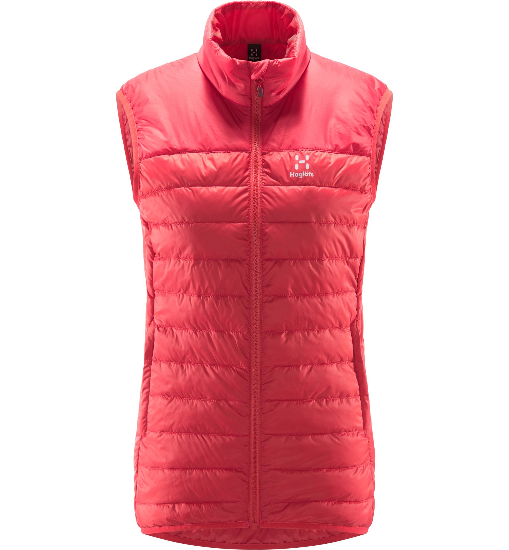 Spire Mimic Vest Women Hibiscus Red