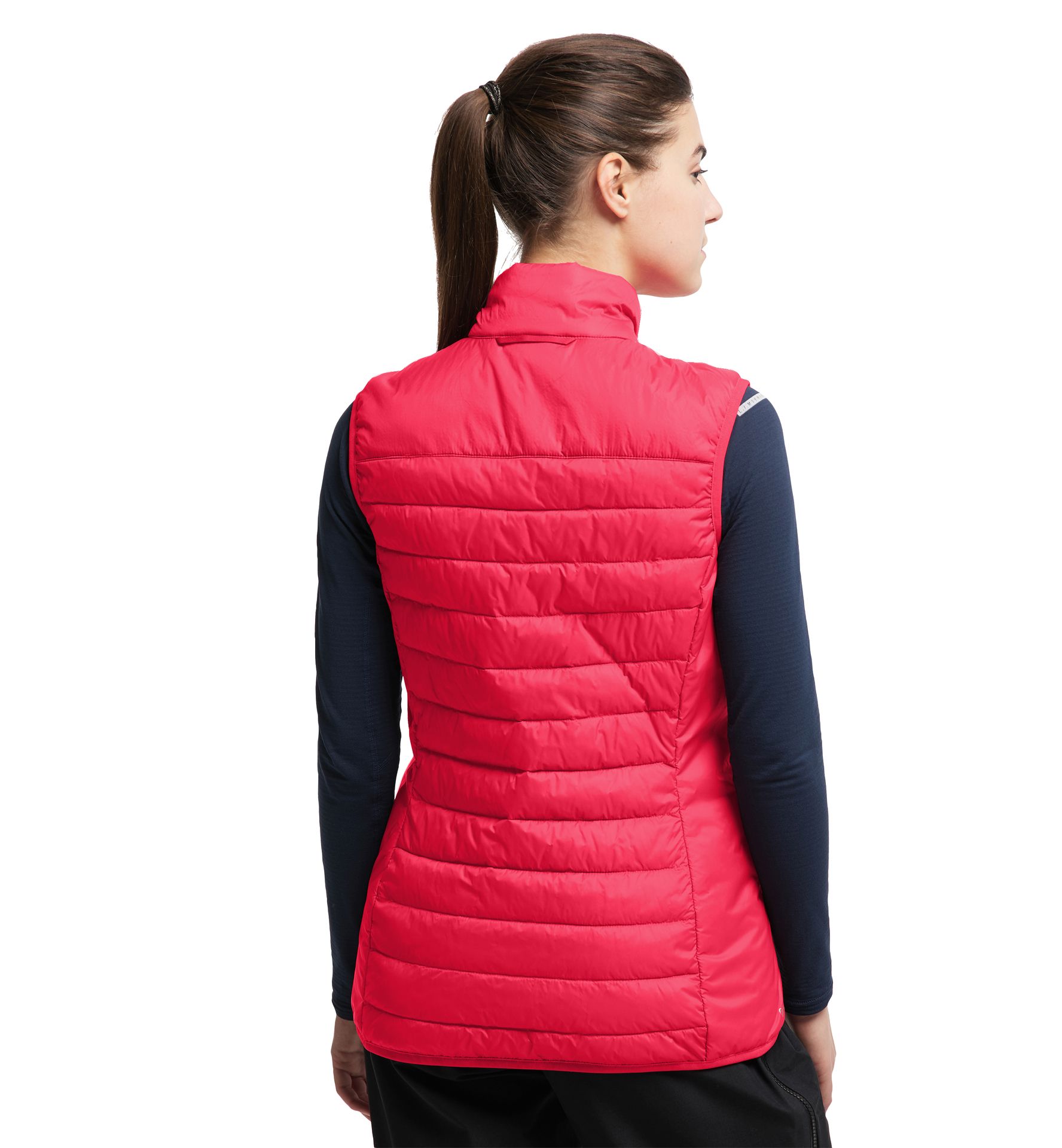 Spire Mimic Vest Women Scarlet Red