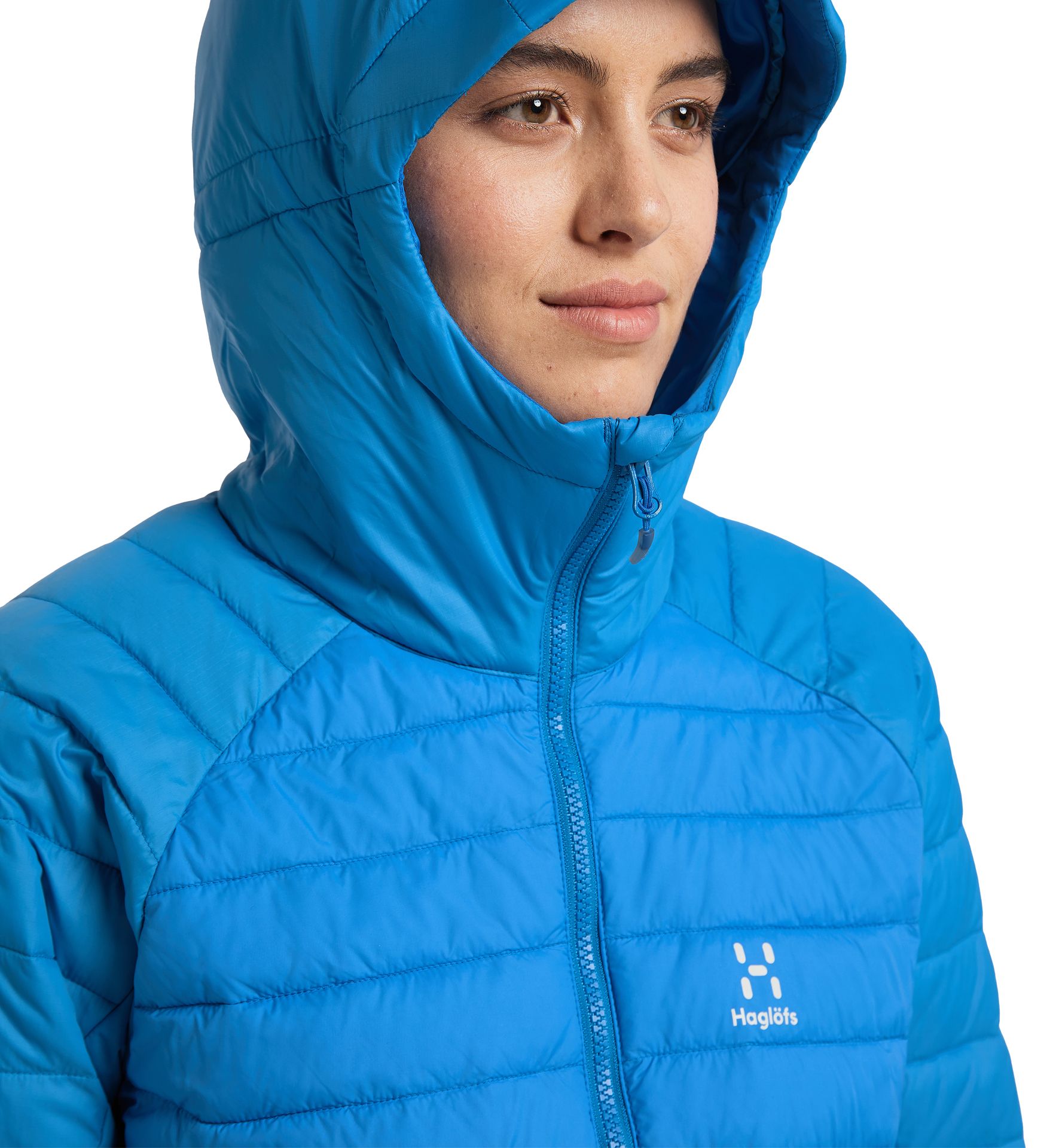 Spire Mimic Hood Women Nordic Blue