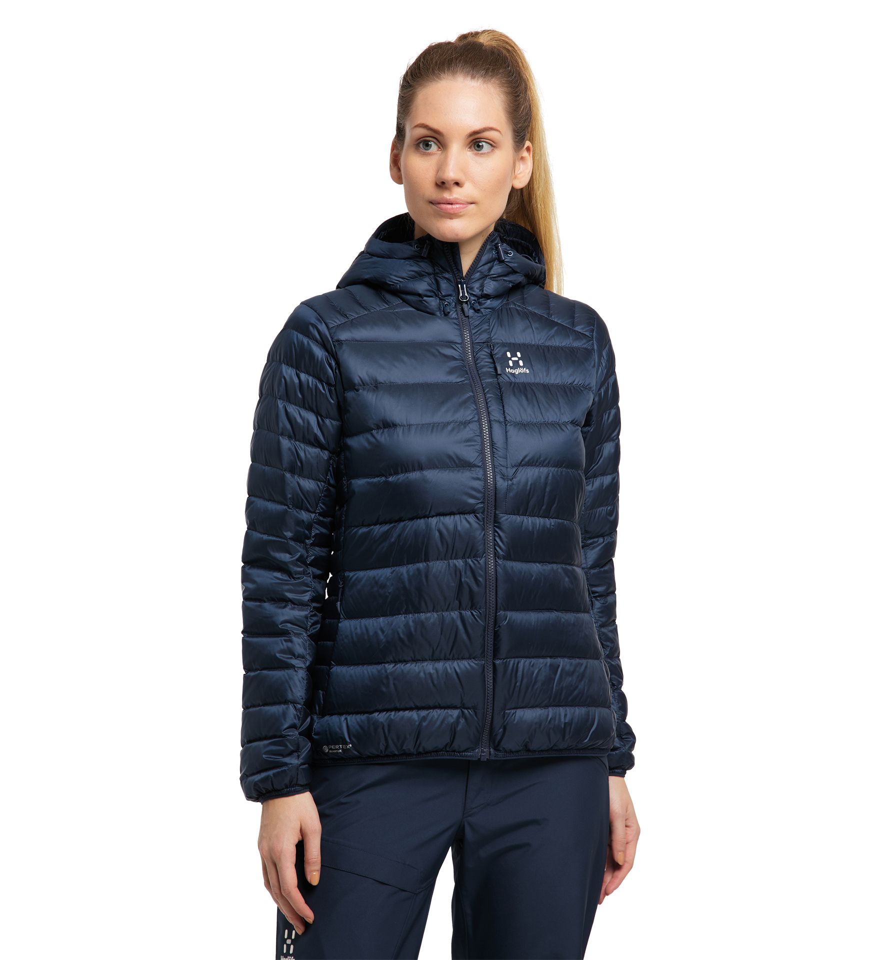 Roc Down Hood Women Tarn Blue