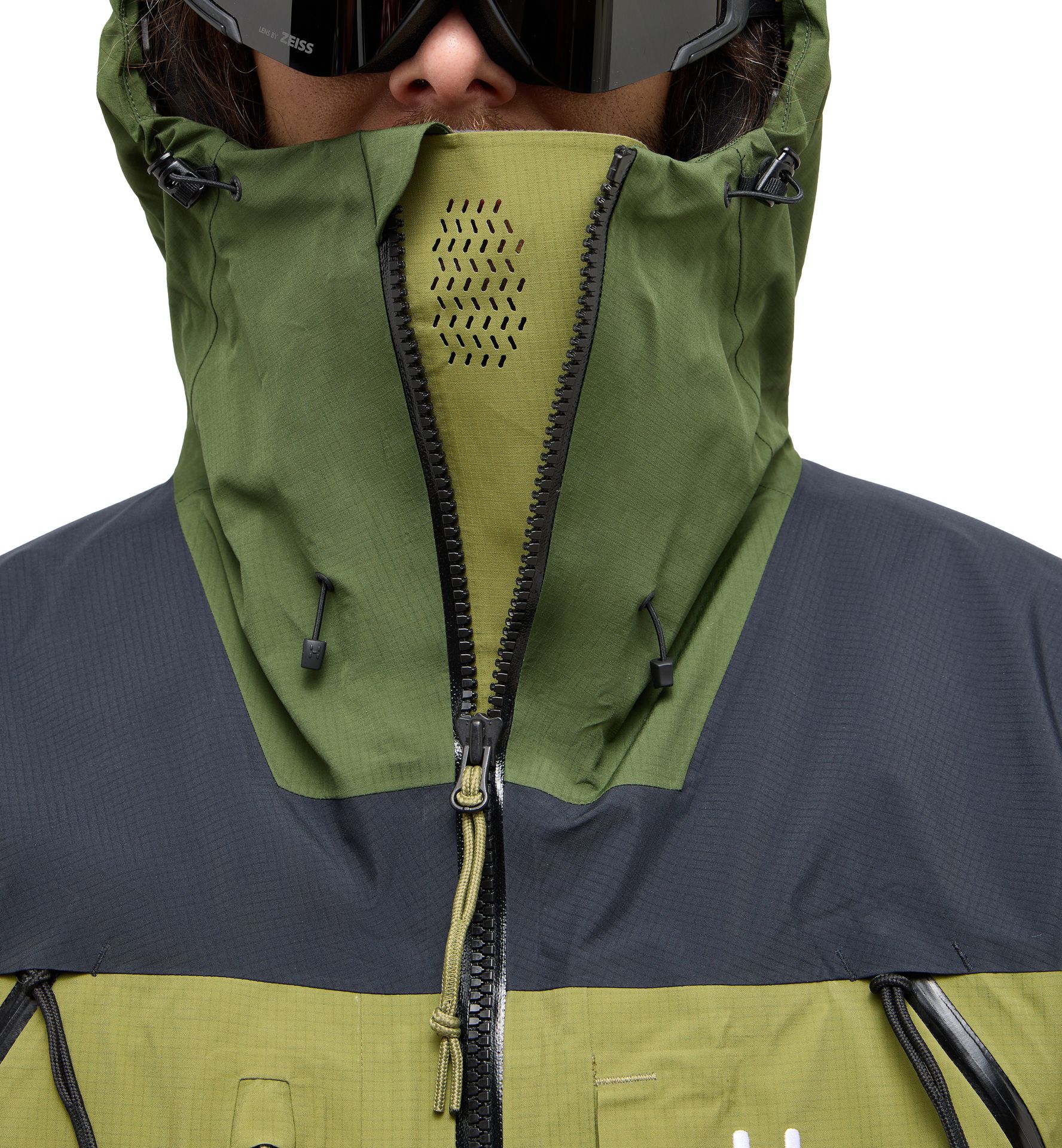 Vassi GTX Pro Jacket Men Olive Green/True Black