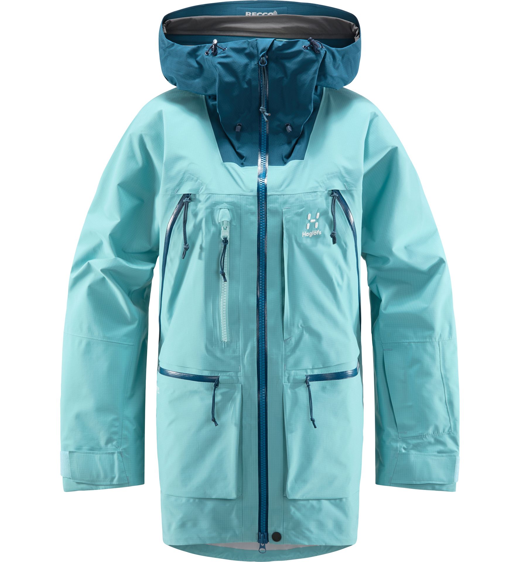 Vassi GTX Pro Jacket Women Frost Blue/Dark Ocean