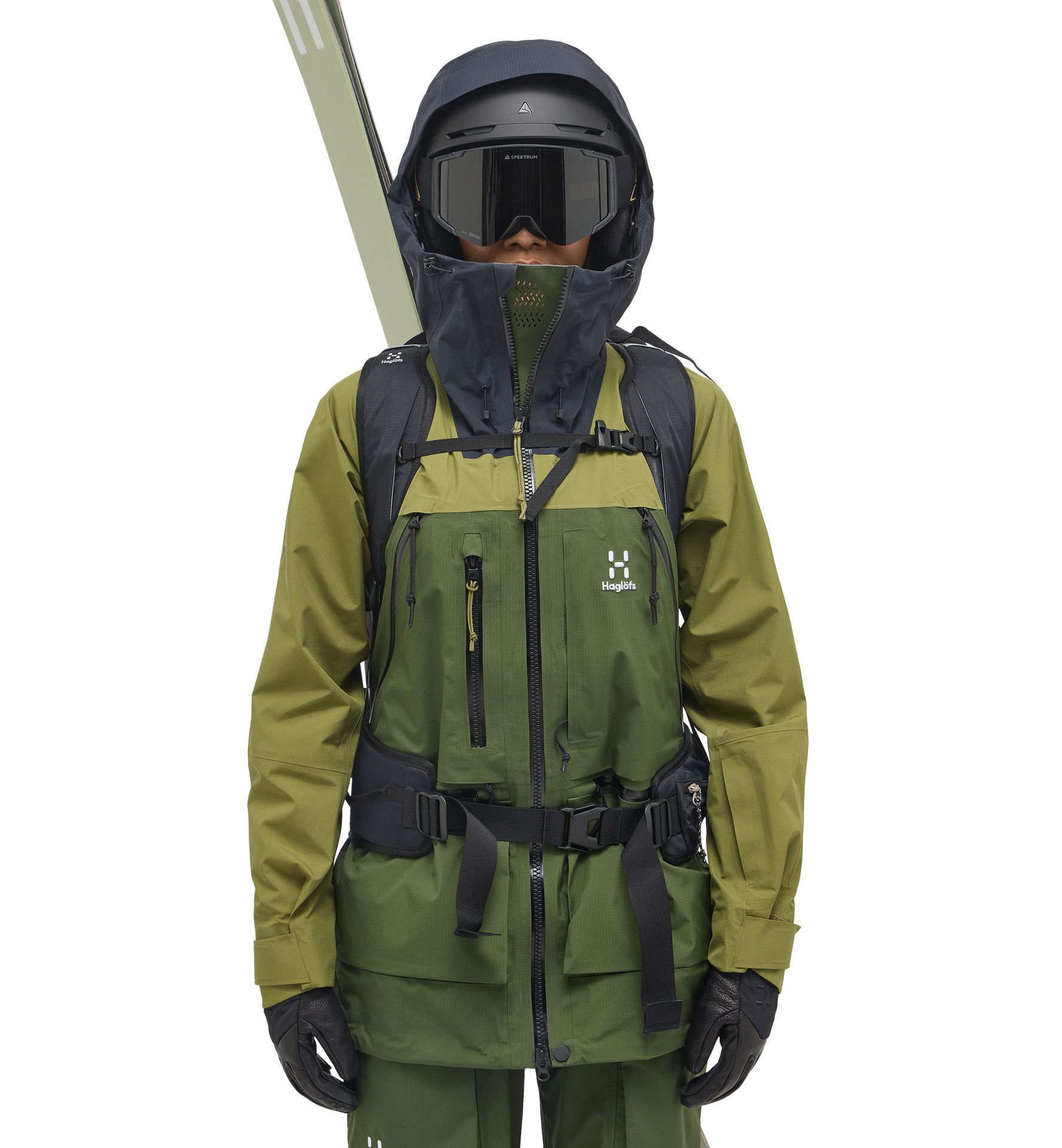 Vassi GTX Pro Jacket Women Seaweed Green/Olive Green