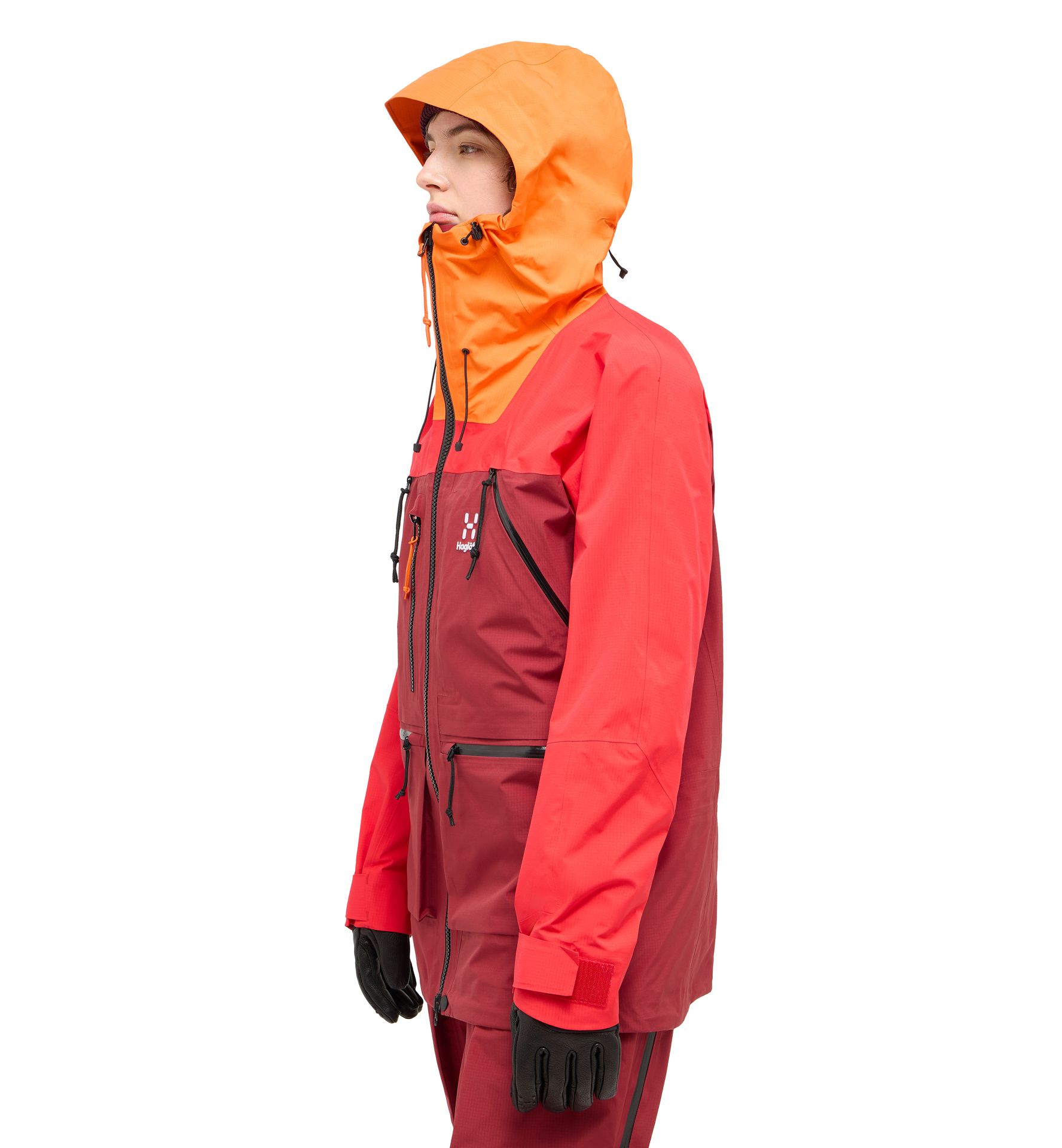 Vassi GTX Pro Jacket Women Carmine Red/Bright Red