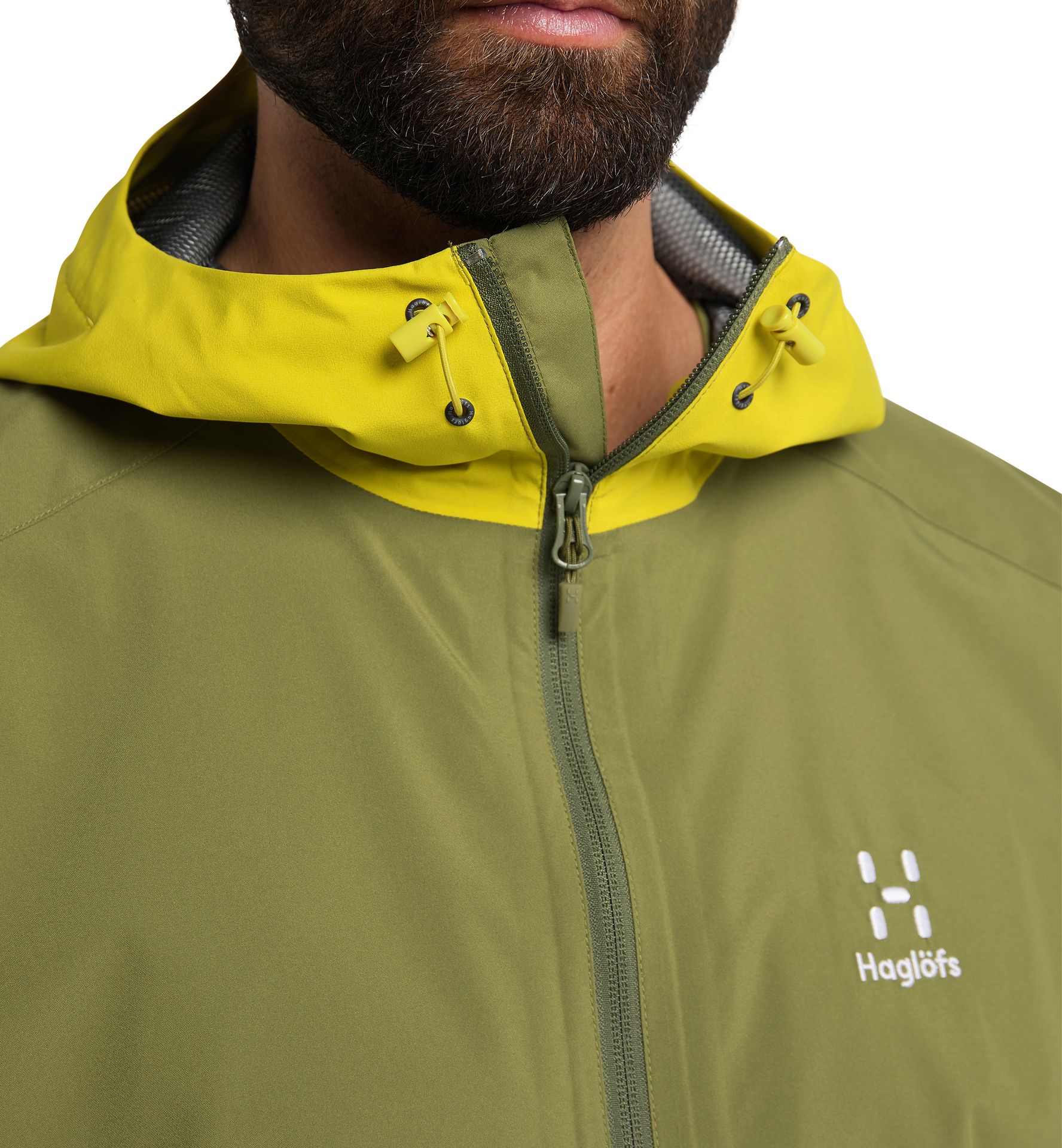 Buteo Jacket Men Olive Green/Aurora