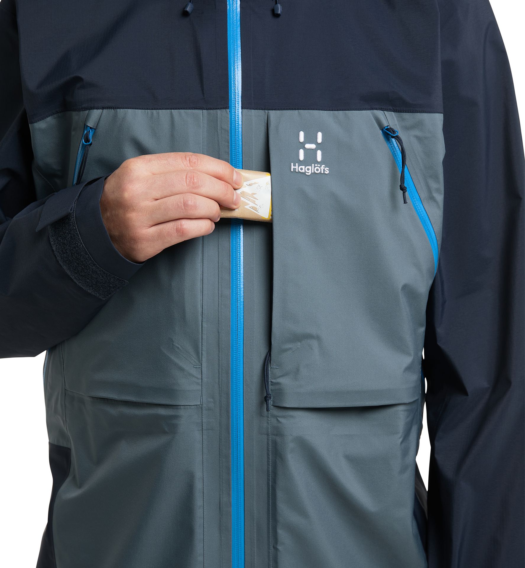 Vassi Touring GTX Jacket Men Steel Blue/Tarn Blue