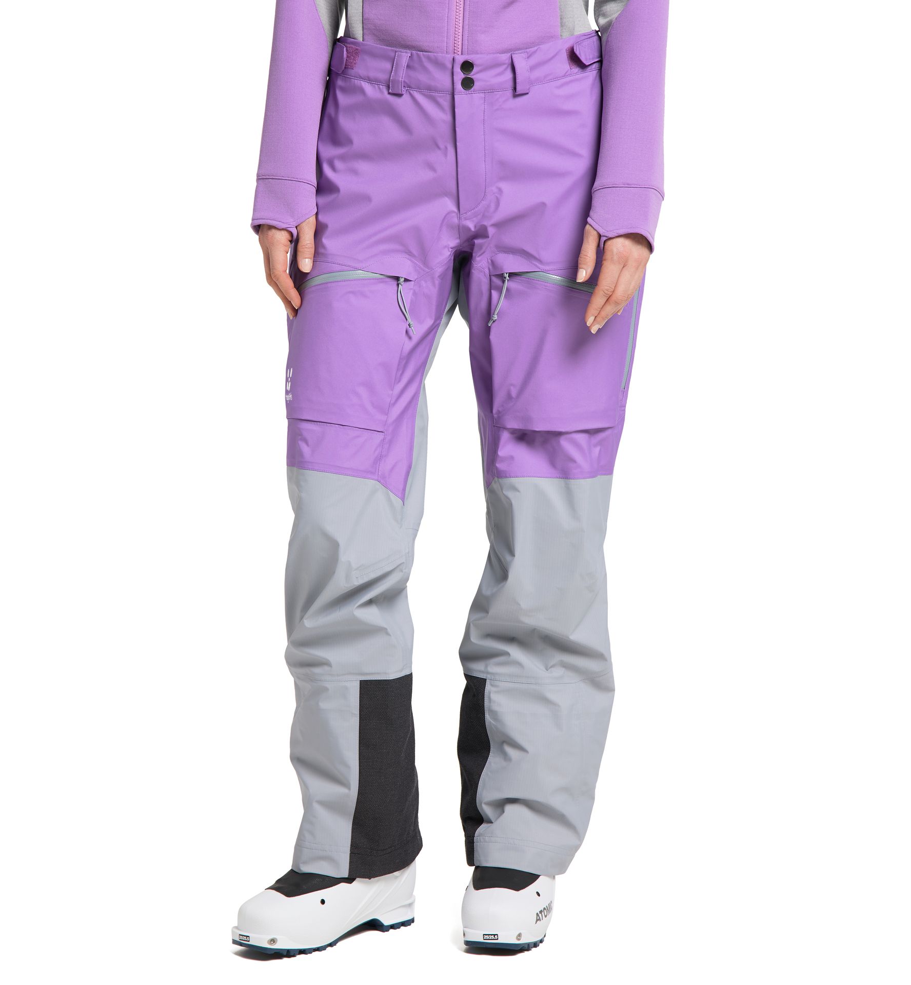Vassi Touring GTX Pant Women Purple Ice/Concrete