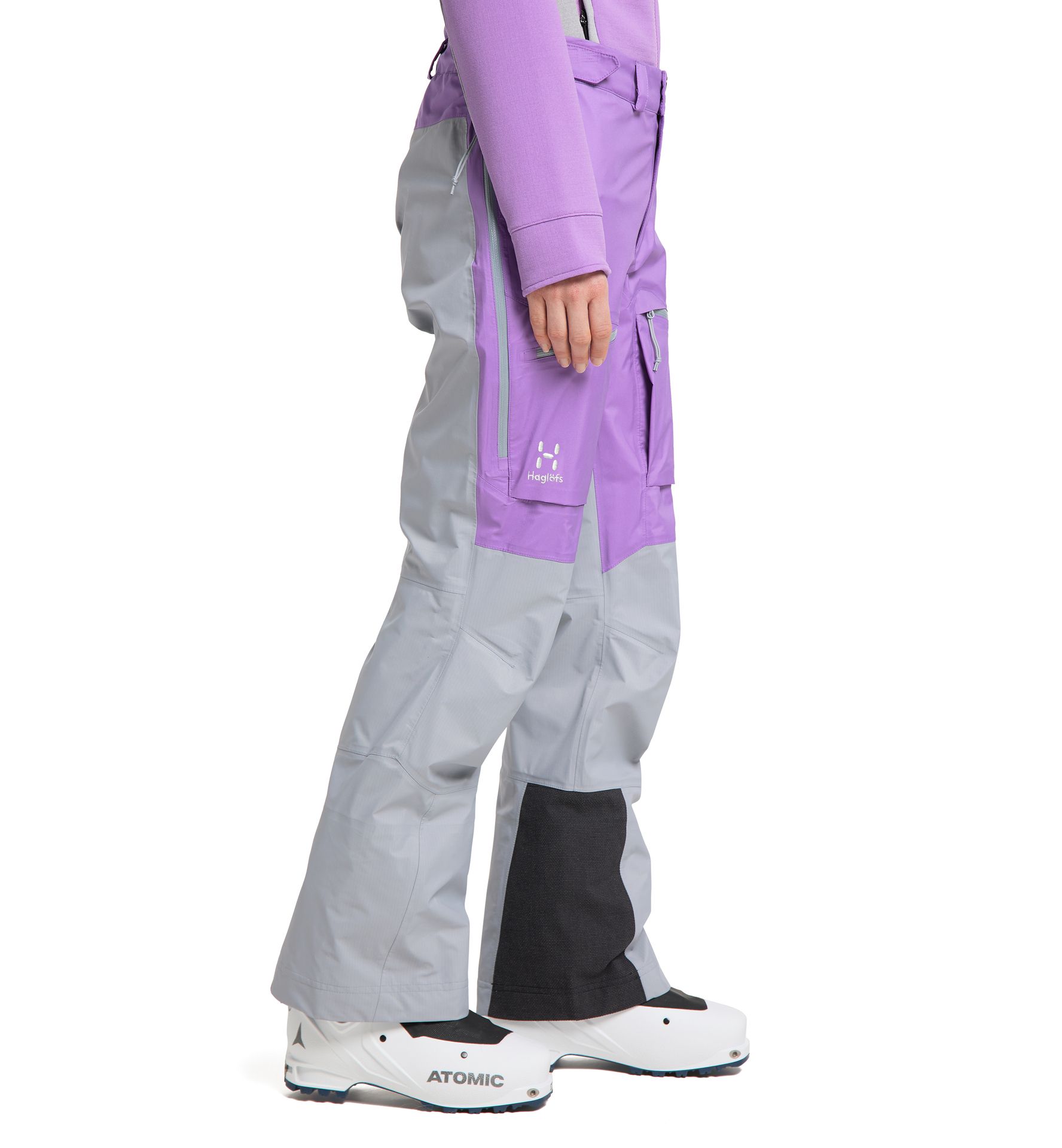 Vassi Touring GTX Pant Women Purple Ice/Concrete