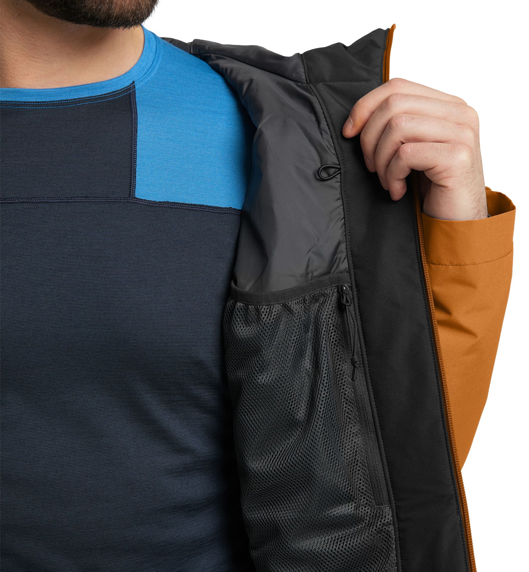 Gondol Insulated Jacket Men Golden Brown/Magnetite