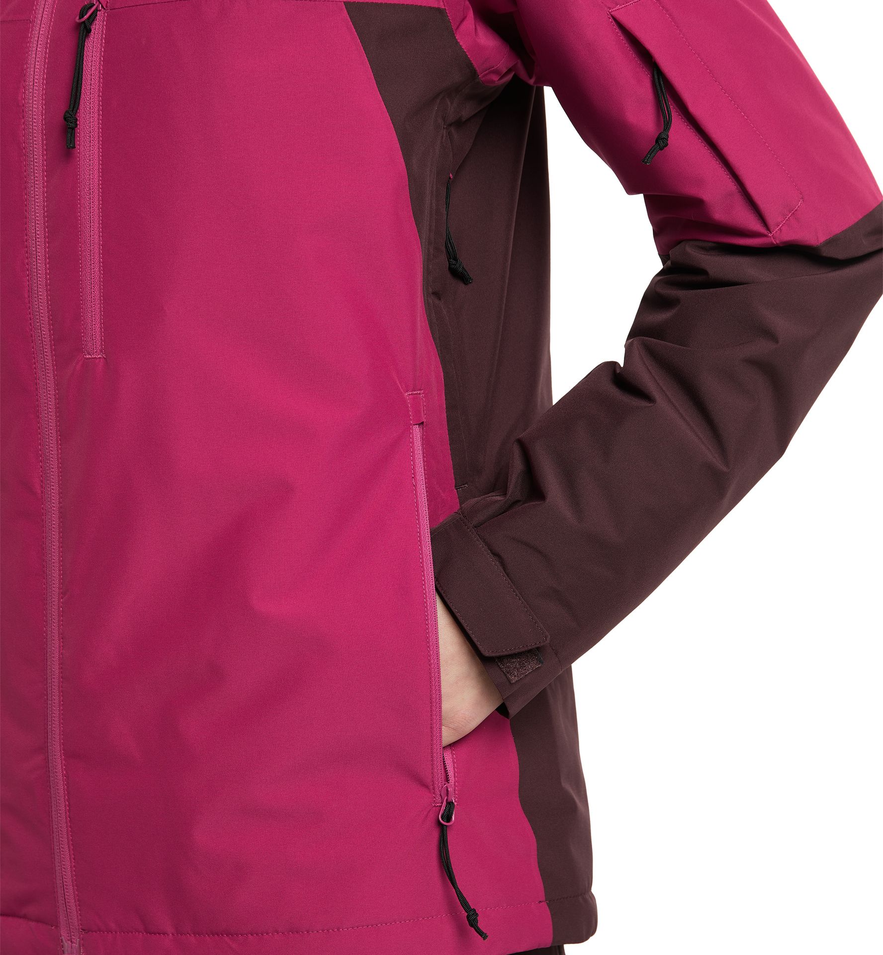 Gondol Insulated Jacket Women Burgundy Brown/Deep Pink
