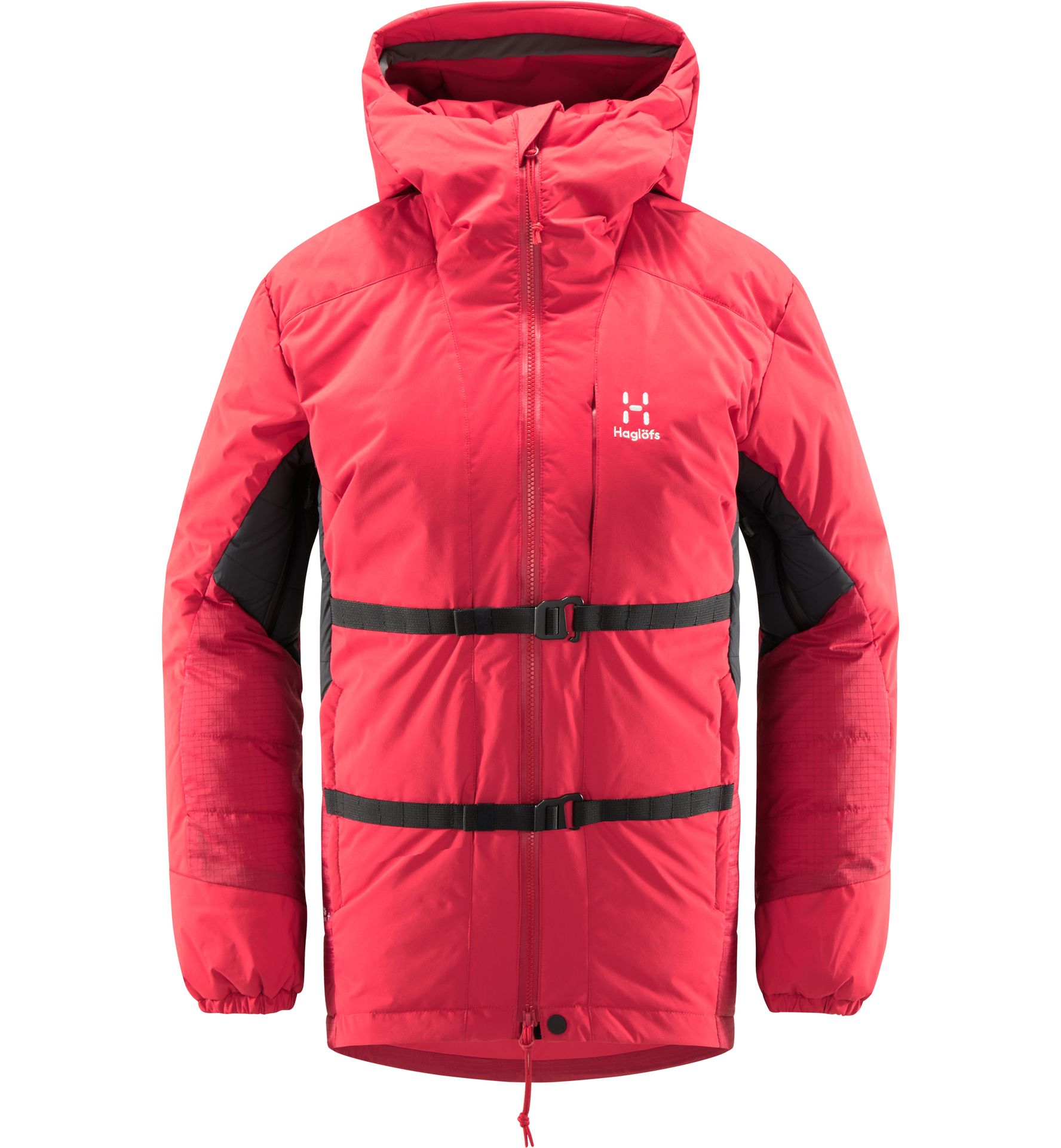 Nordic Expedition Down Hood Women Scarlet Red/Dala Red