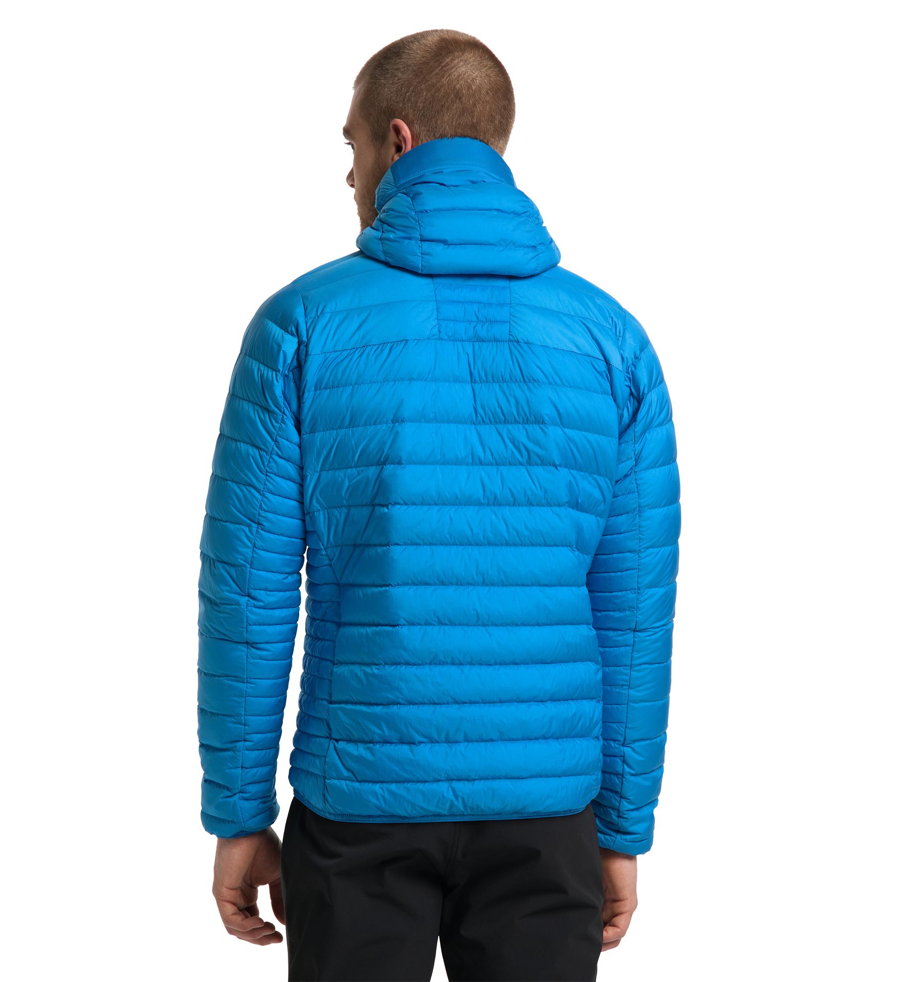Micro Nordic Down Hood Men Nordic Blue