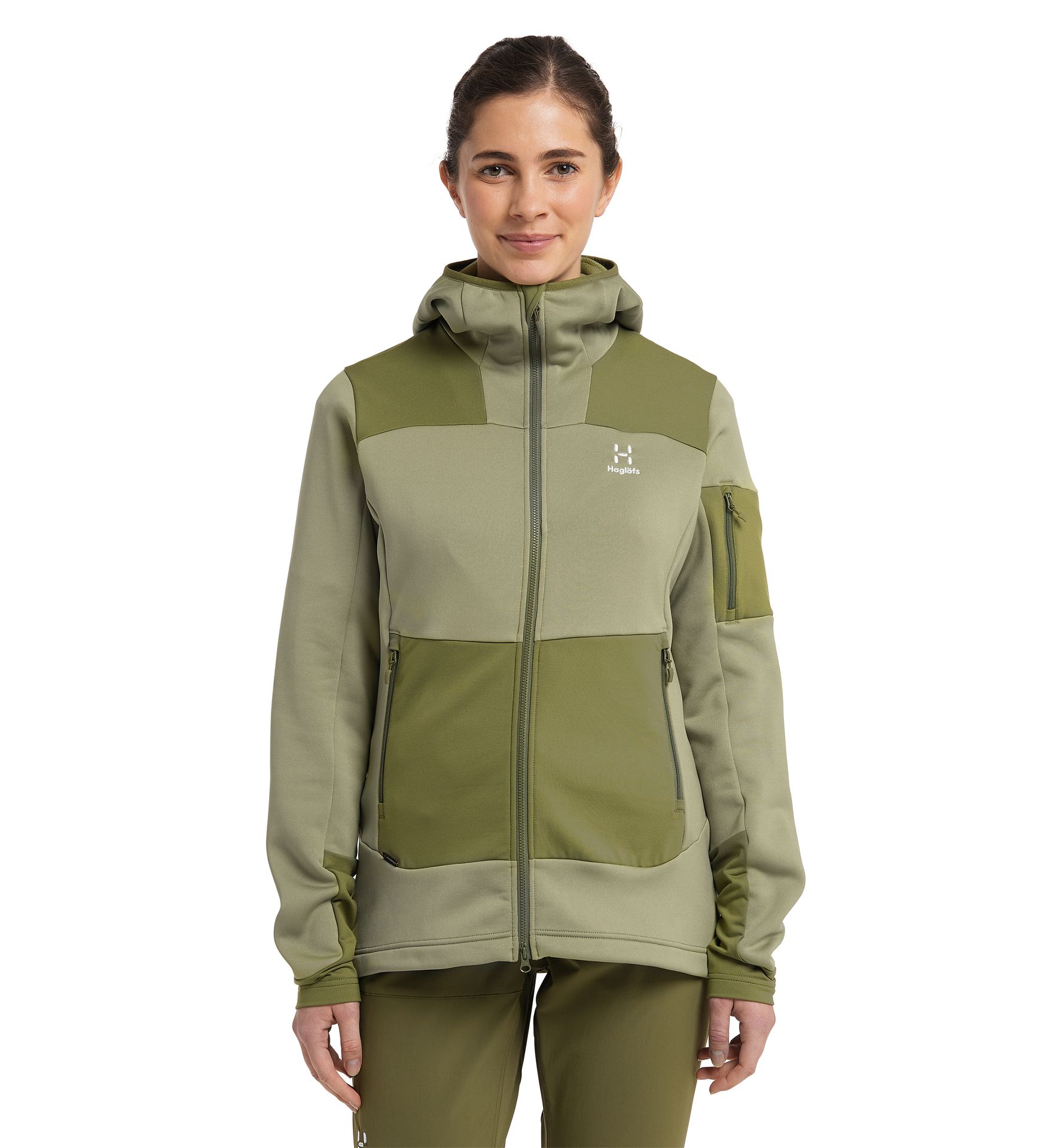 Astral Hood Women Thyme green/Olive green