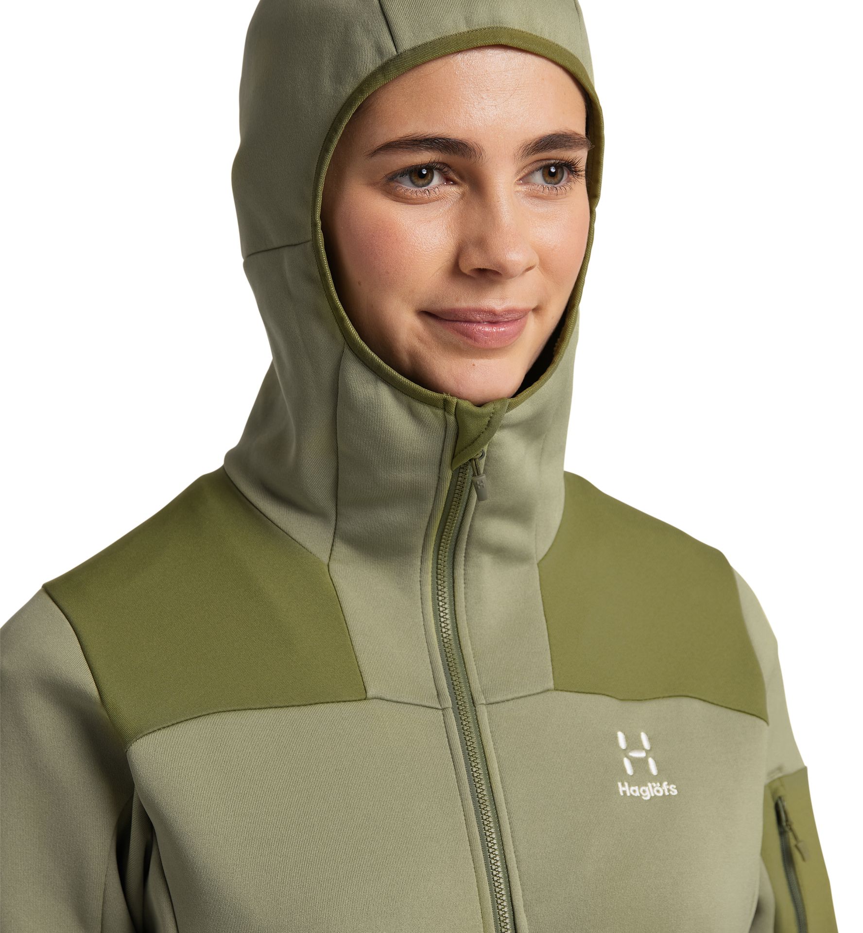 Astral Hood Women Thyme green/Olive green