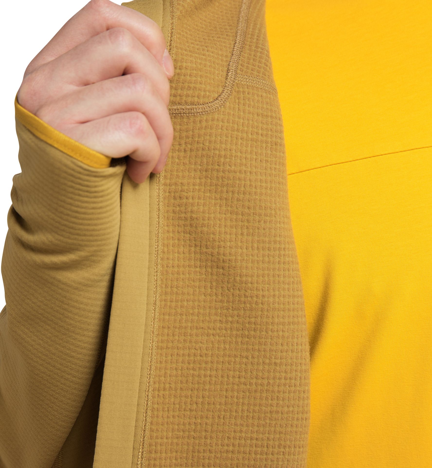 Wool Blend Hood Men Cinnamon Brown