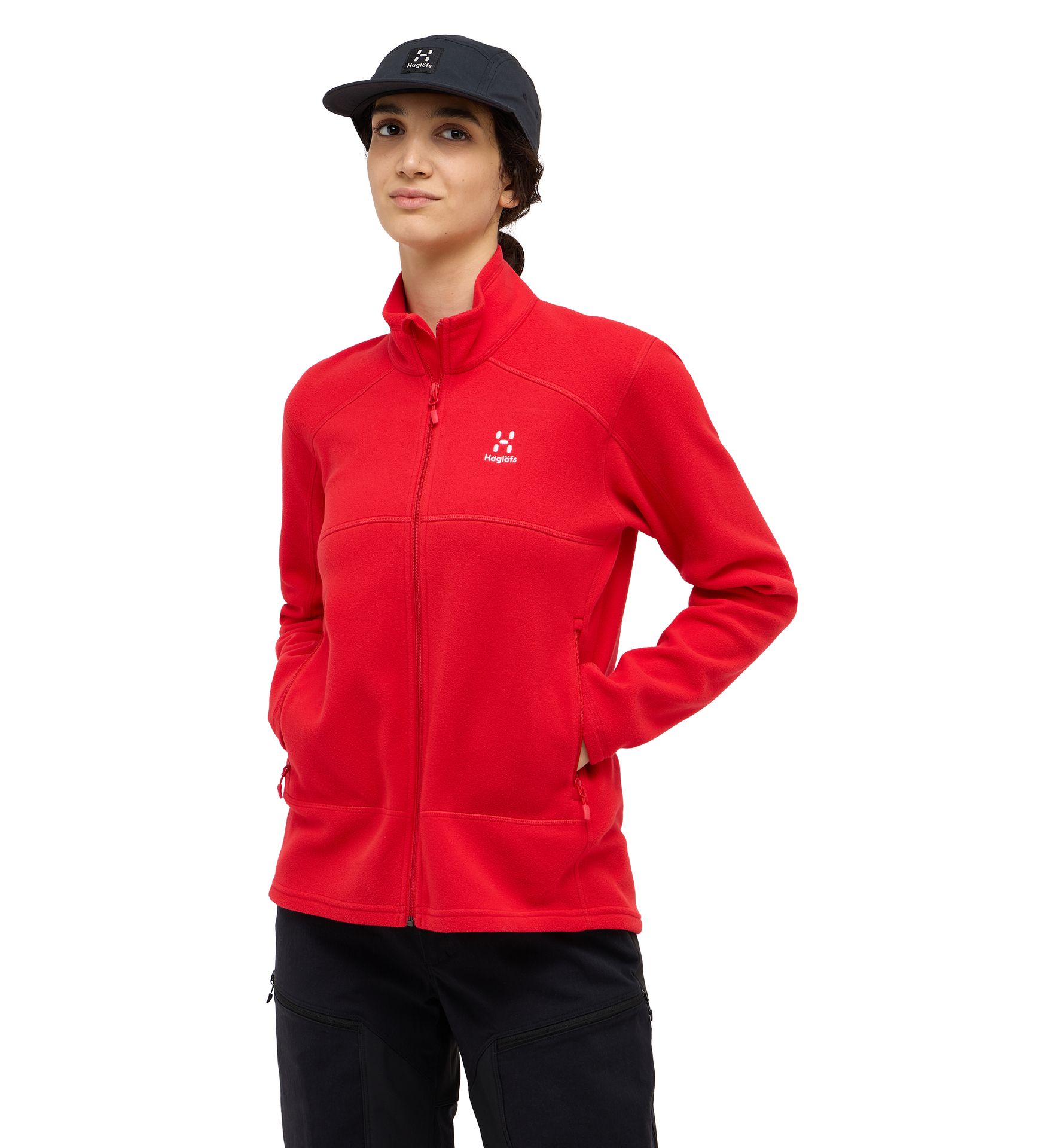 Buteo Mid Jacket Women Bright Red