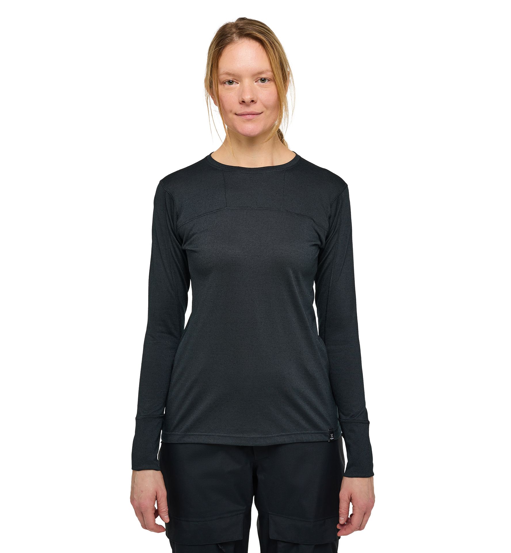 Natural Blend Tech Crew Neck Women True Black