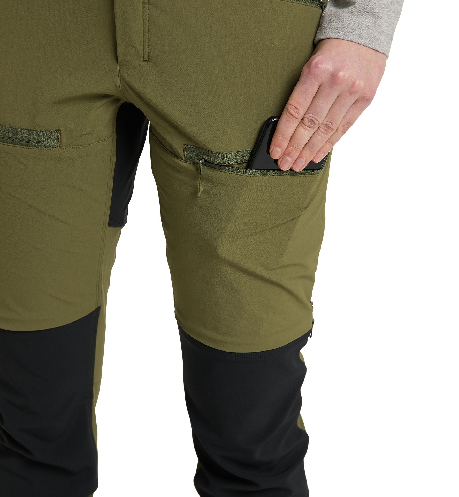 Rugged Slim Pant Women Olive Green/True Black