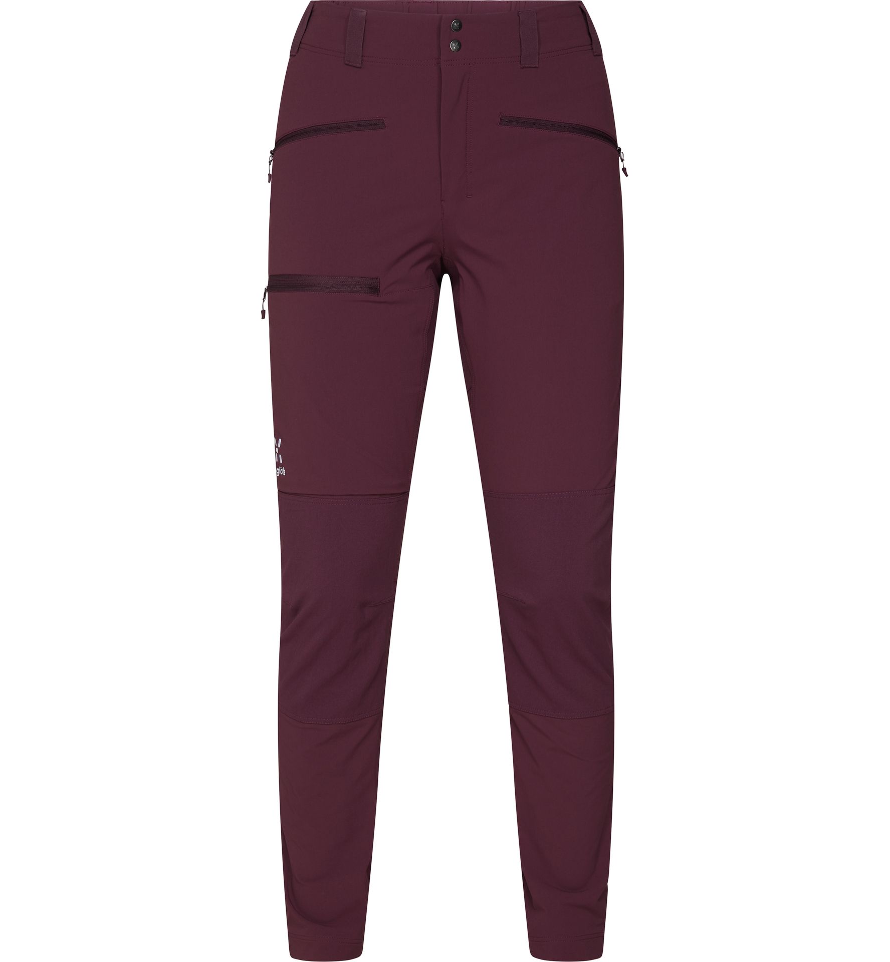 Mid Slim Pant Women Aubergine