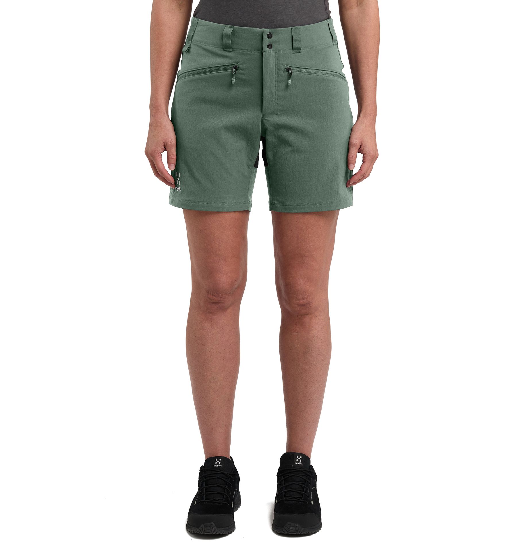 Mid Standard Shorts Women Fjell green/True black