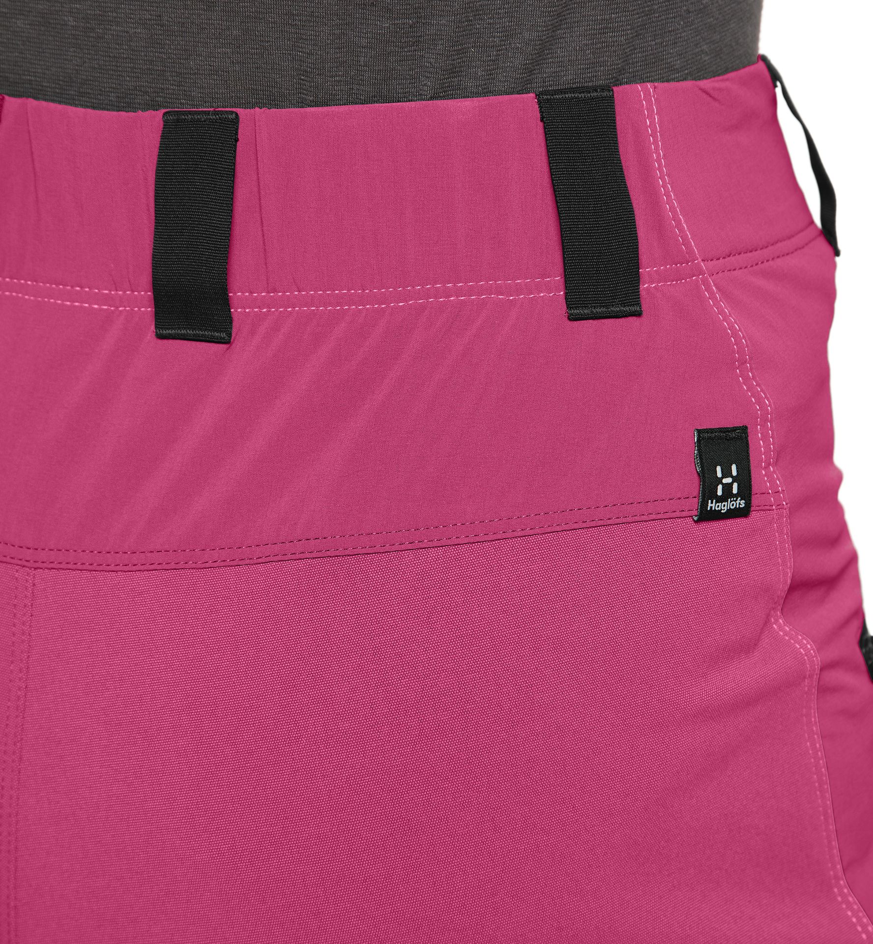 Mid Slim Shorts Women Deep Pink/Aubergine