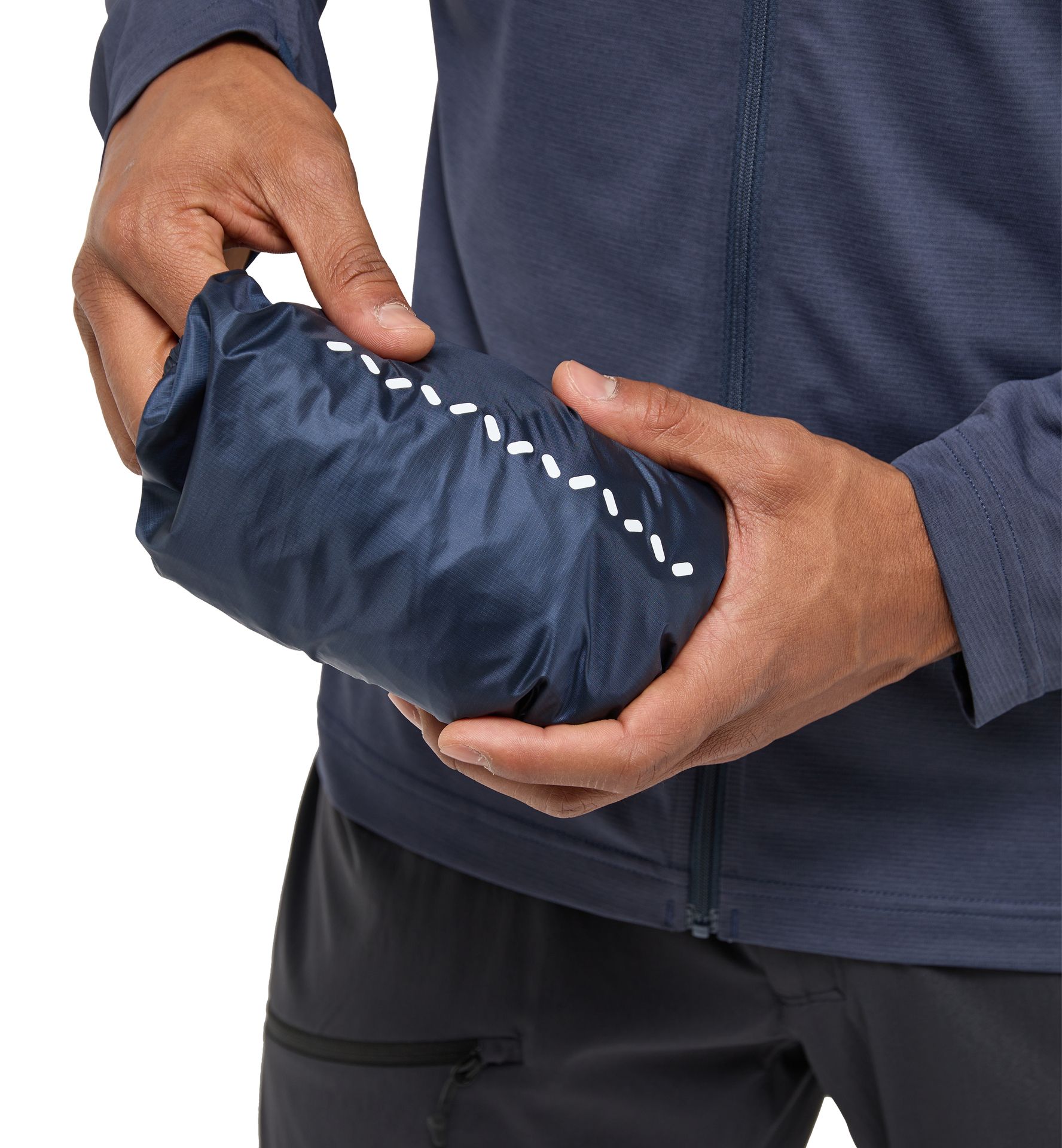 L.I.M Shield Hood Men Tarn Blue