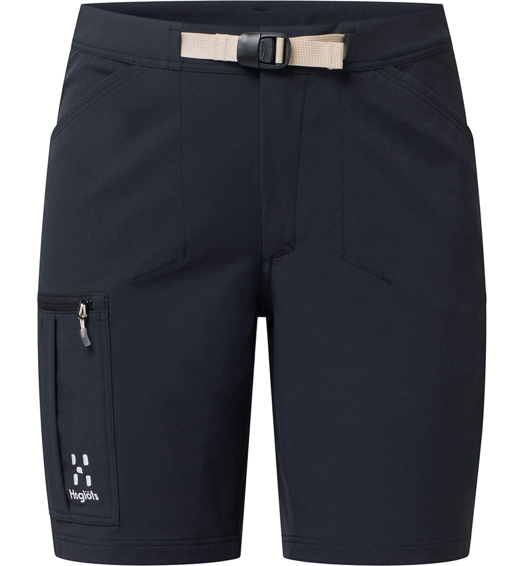 Lizard Softshell Shorts Women True Black