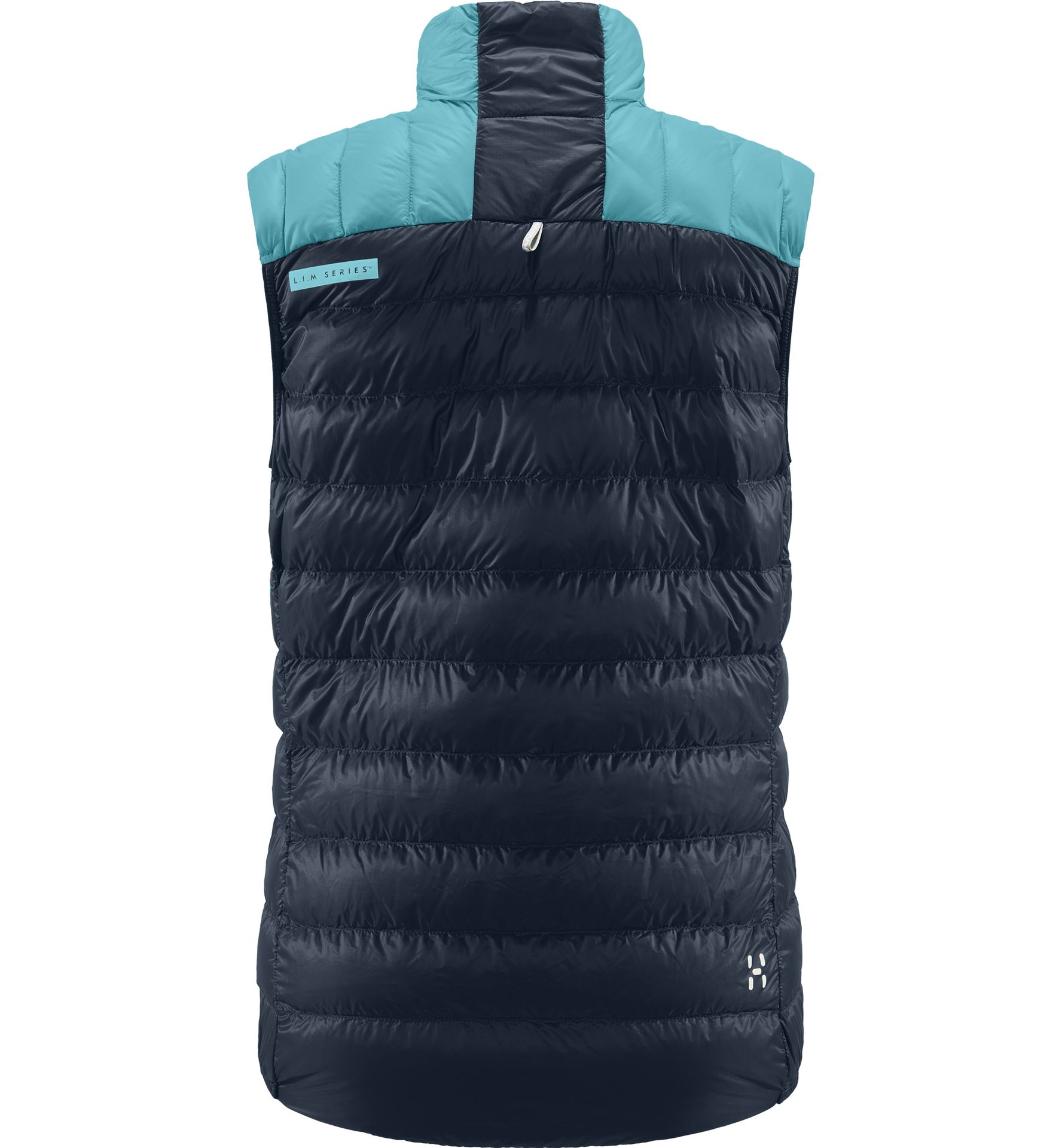 L.I.M Down Vest Women Tarn Blue/Frost Blue