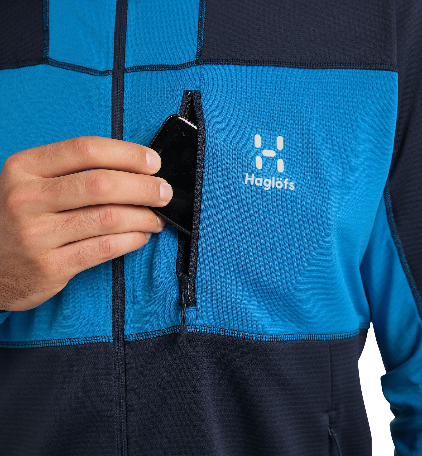 L.I.M Mid Fast Hood Men Tarn Blue/Nordic Blue