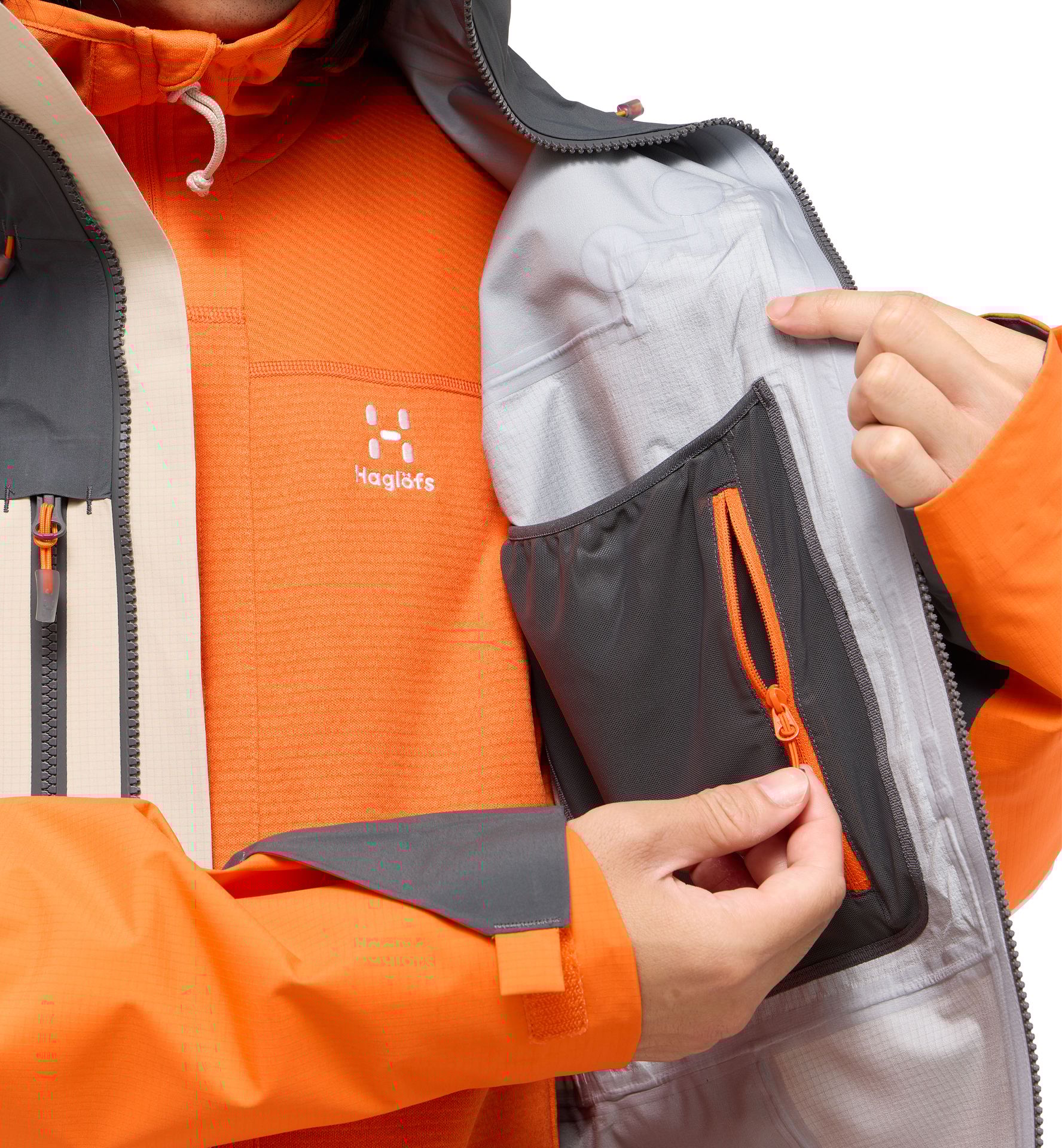 Spitz GTX Pro Jacket Men Chalk Beige/Magnetite