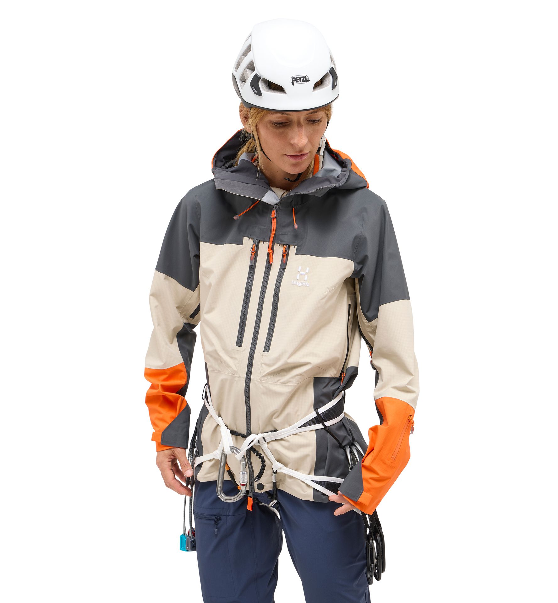 Spitz GTX Pro Jacket Women Chalk Beige/Magnetite