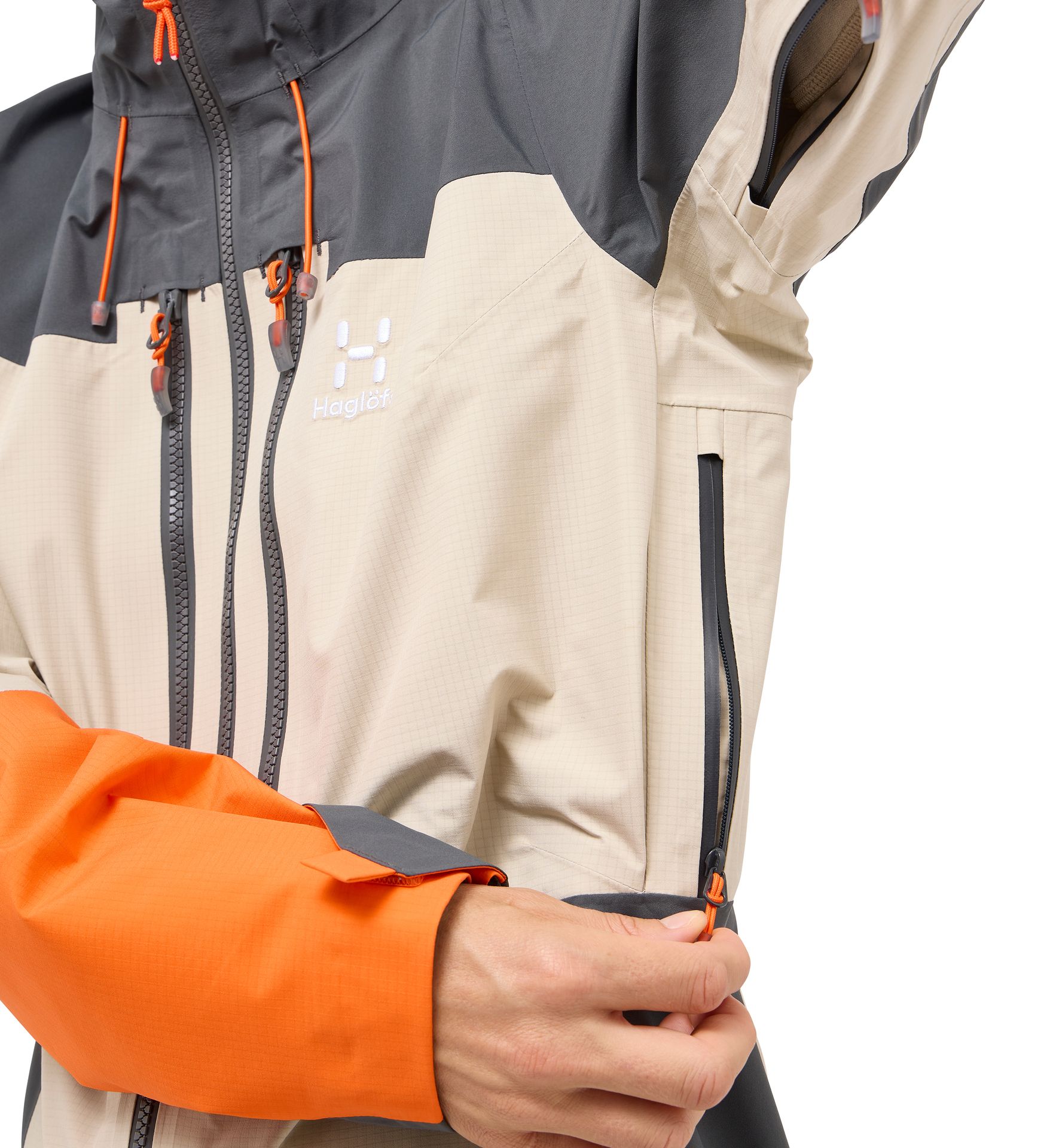 Spitz GTX Pro Jacket Women Chalk Beige/Magnetite