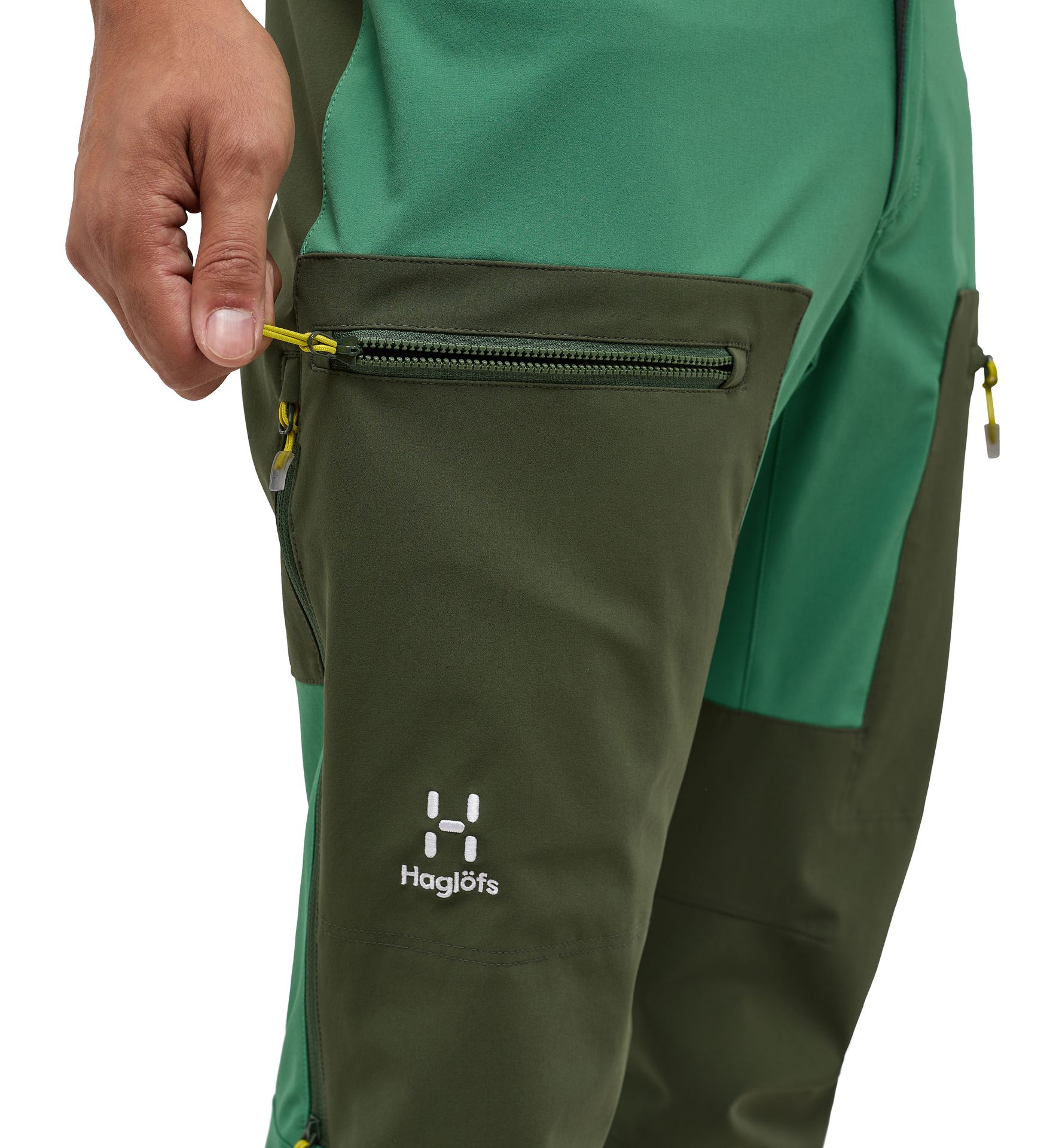 Roc Sight Softshell Pant Men Dk Jelly Green/Seaweed Green