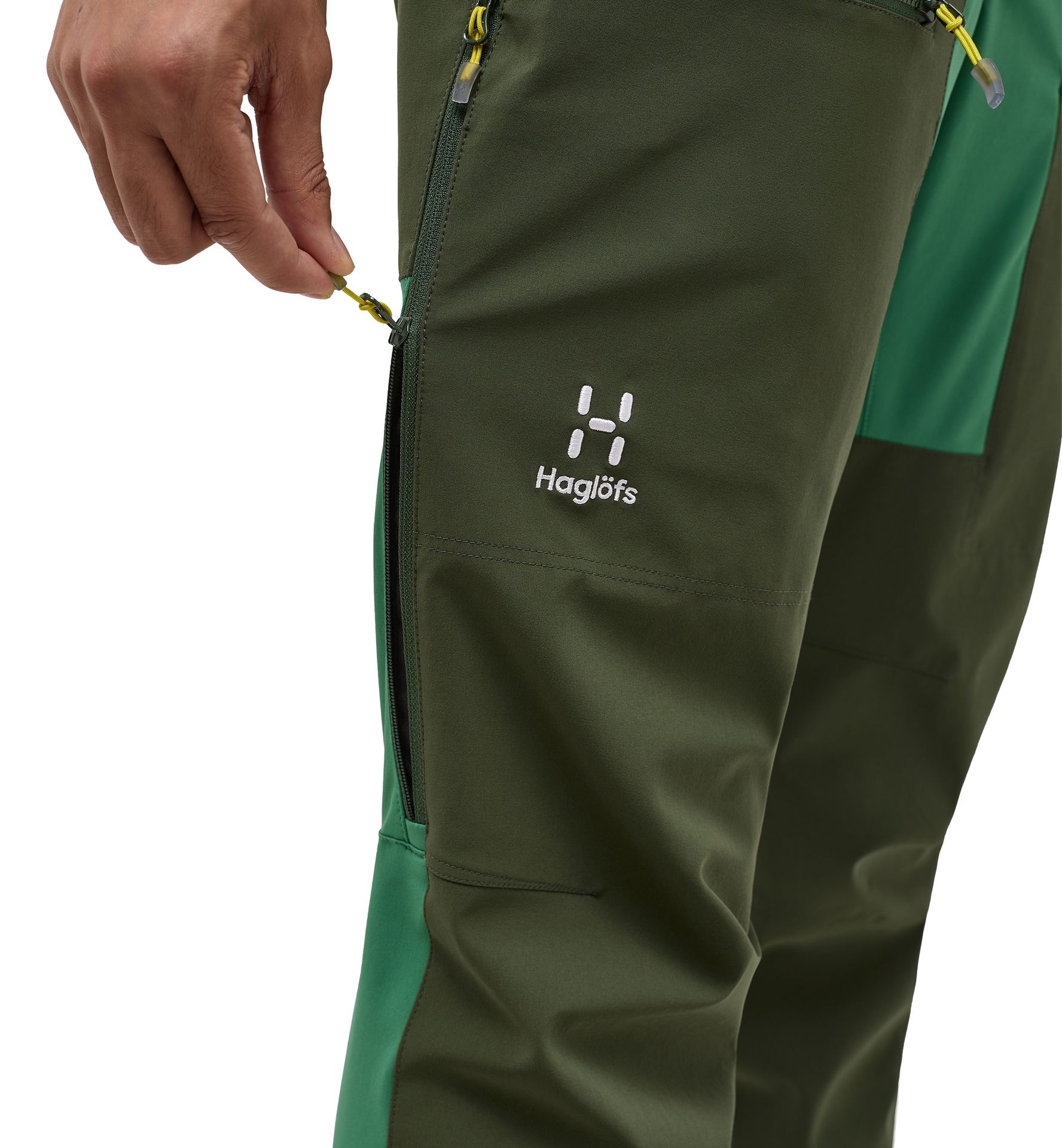 Roc Sight Softshell Pant Men Dk Jelly Green/Seaweed Green
