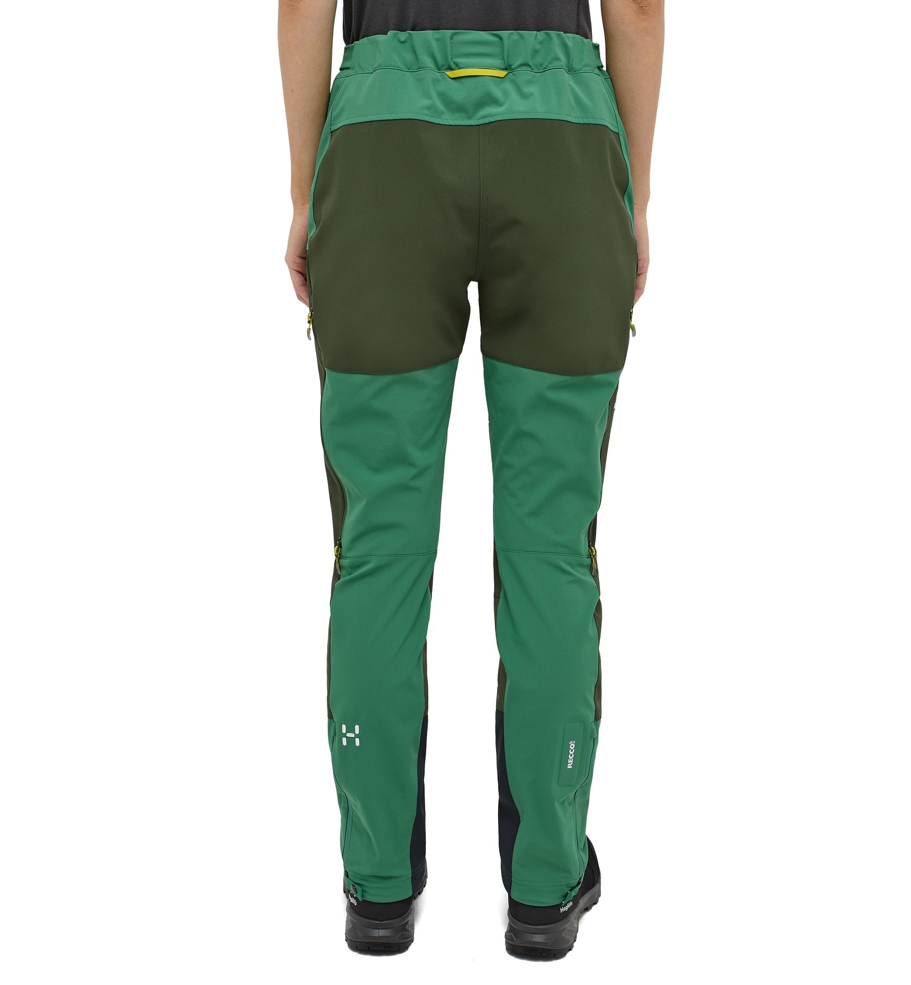 Roc Sight Softshell Pant Women Dk Jelly Green/Seaweed Green