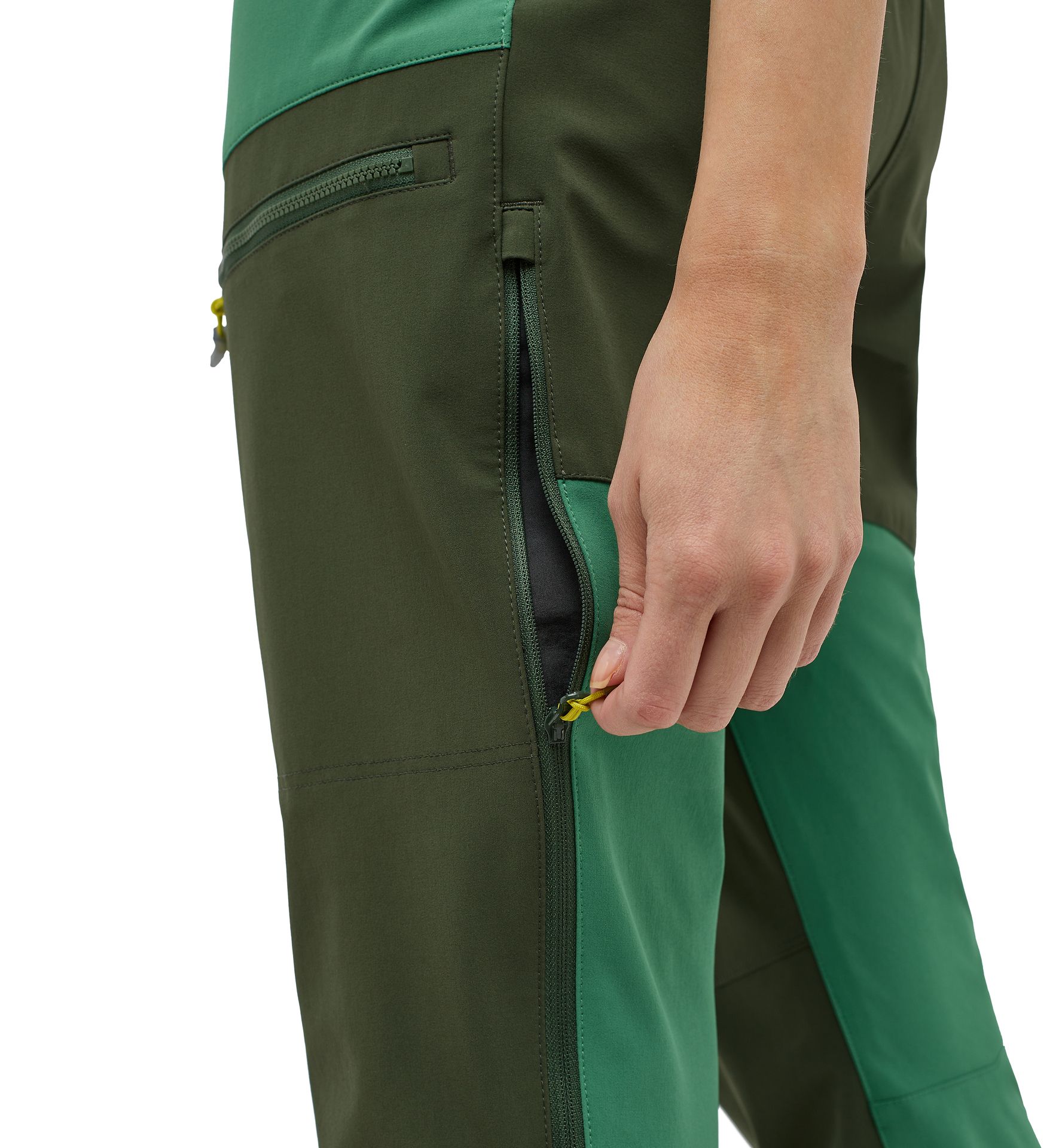 Roc Sight Softshell Pant Women Dk Jelly Green/Seaweed Green