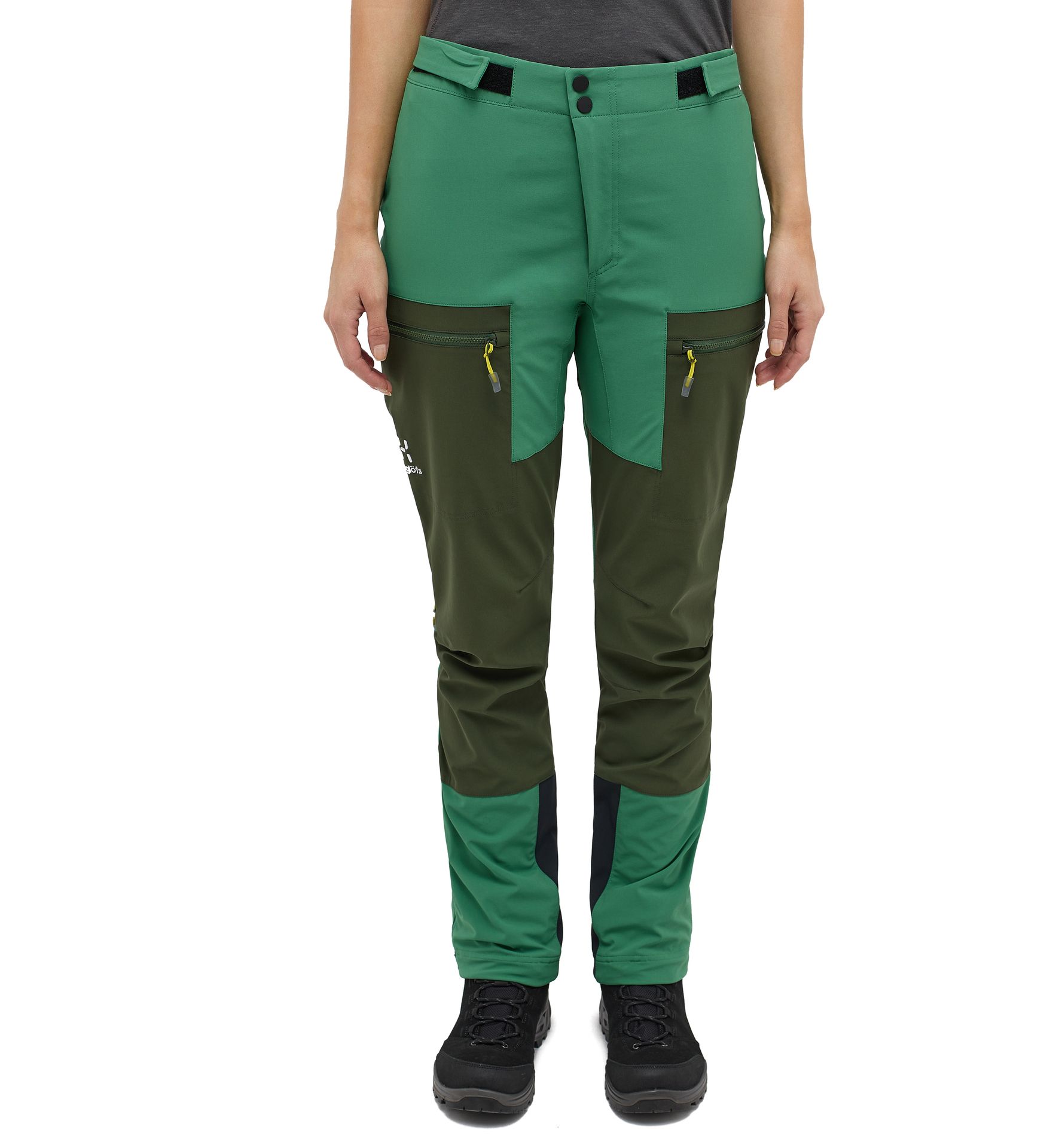 Roc Sight Softshell Pant Women Dk Jelly Green/Seaweed Green